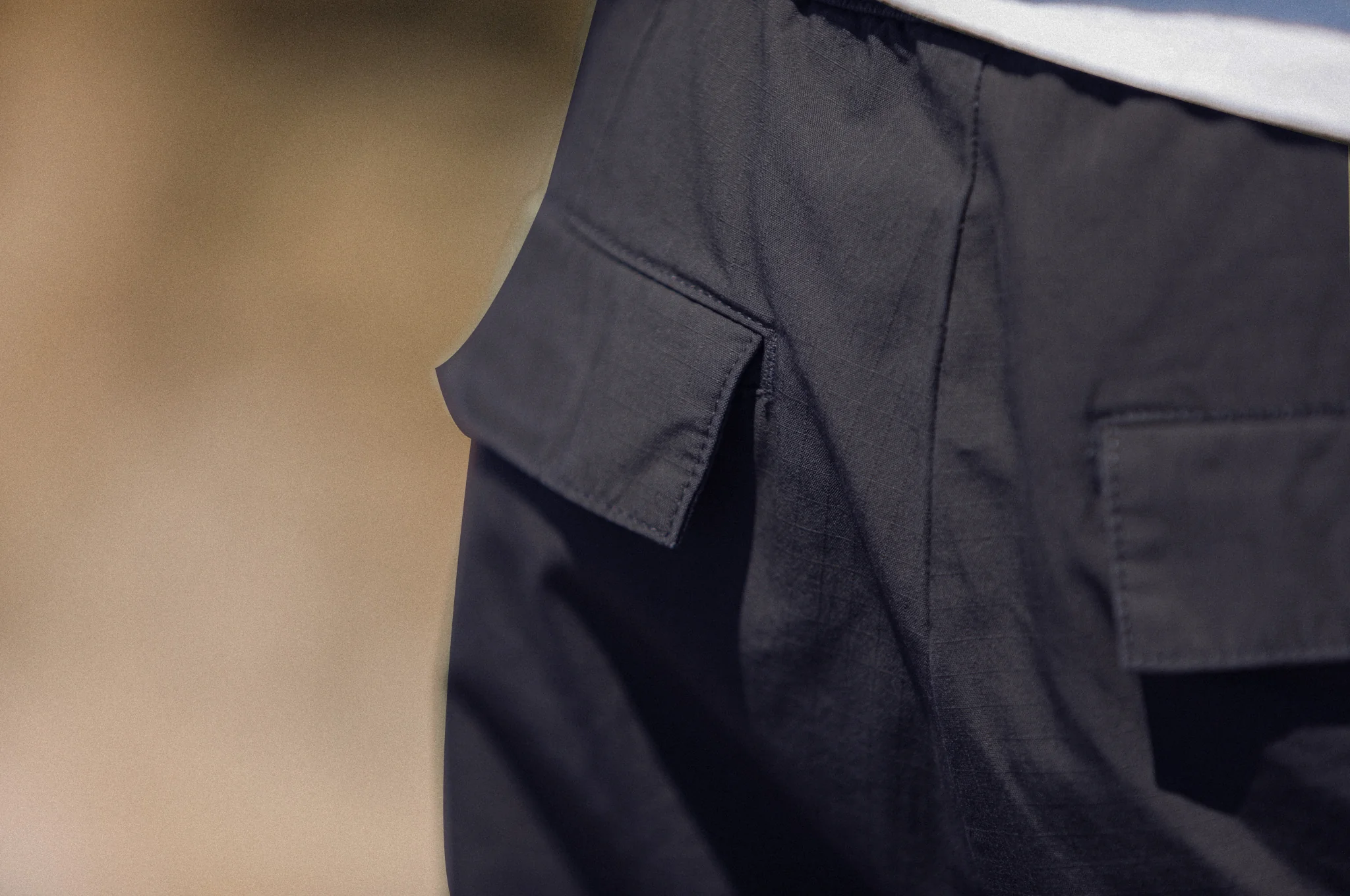 Balloon Pant Japanese Ripstop Navy - Image 5