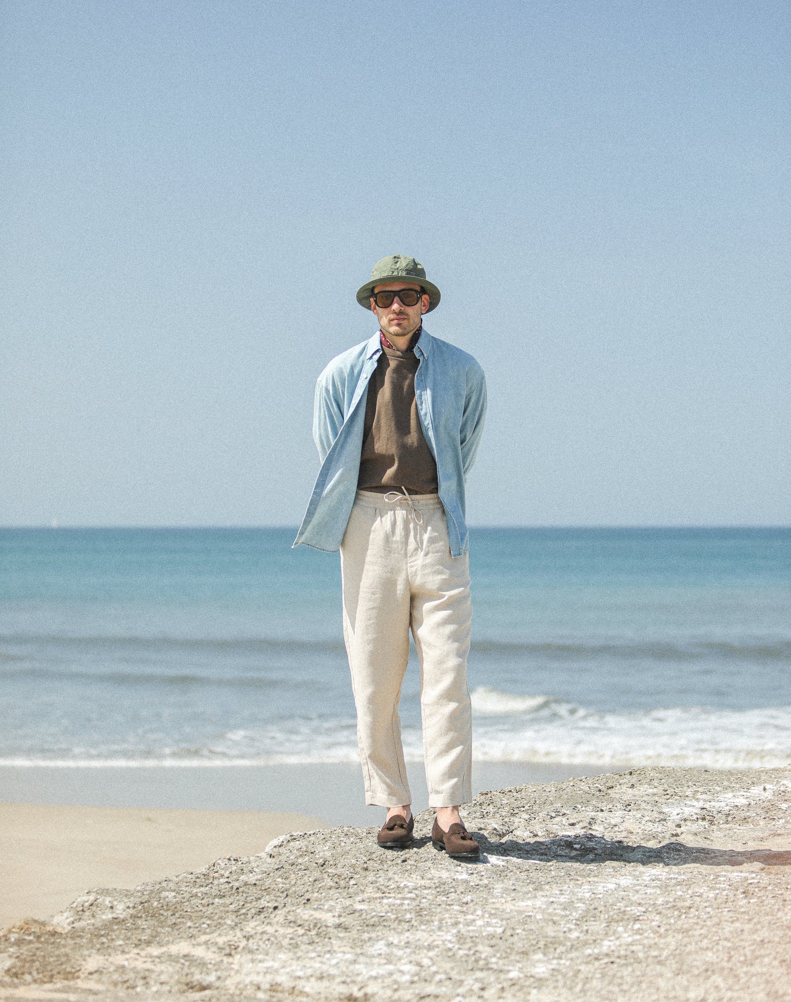 Beach Pant - Lin Beige