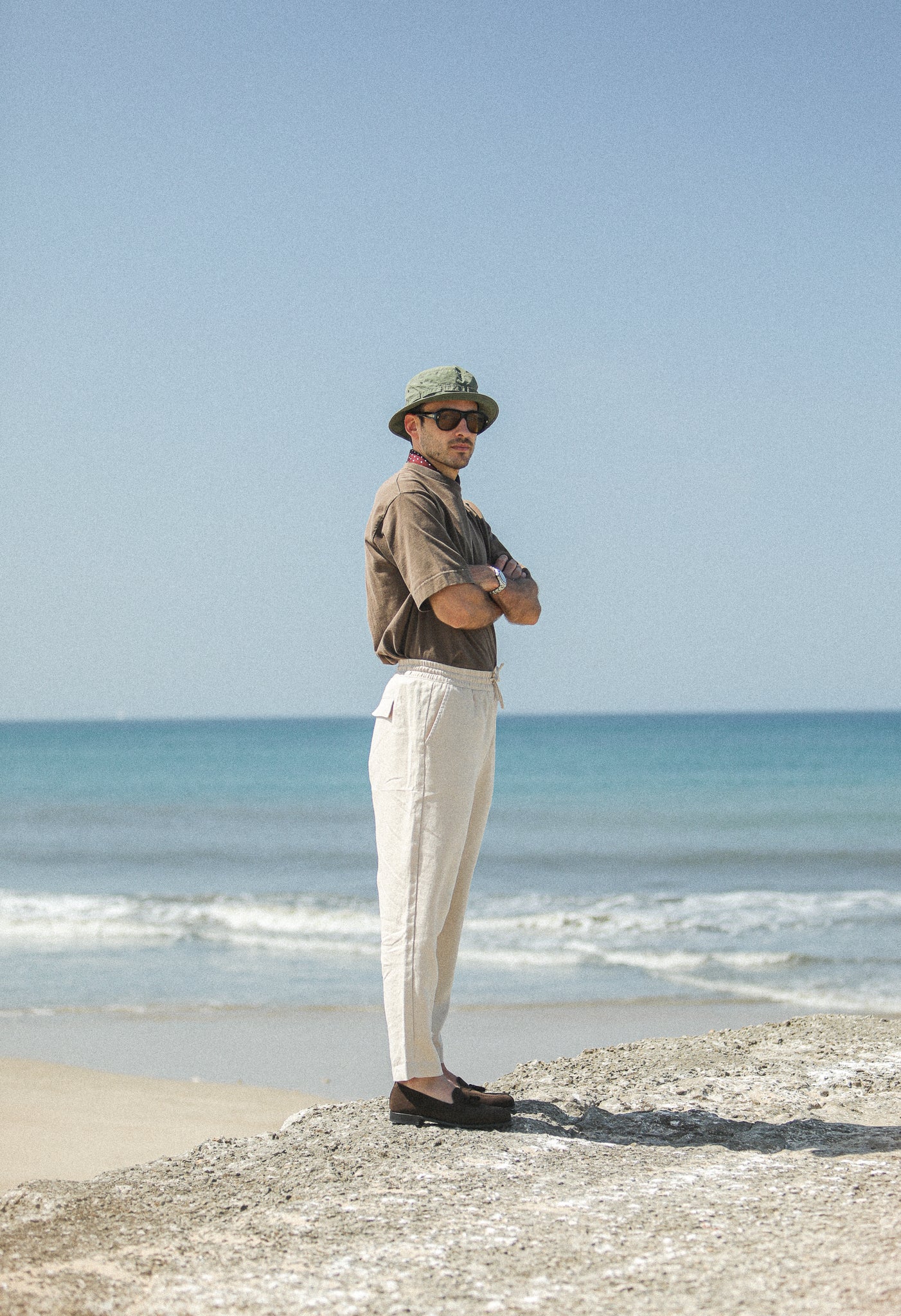 Beach Pant - Lin Beige - Image 2