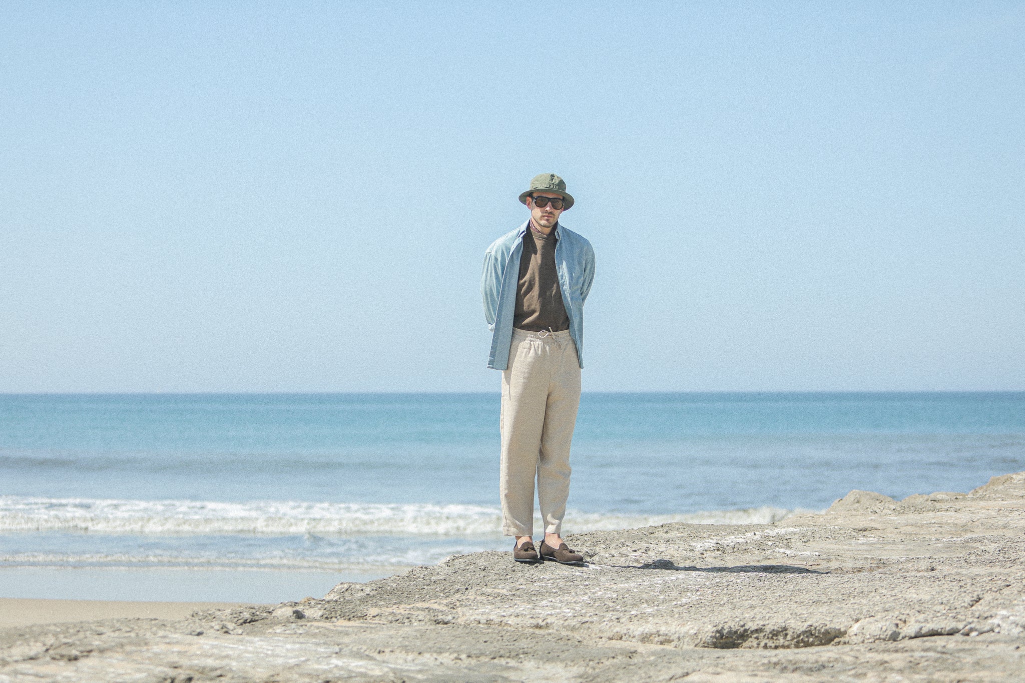 Beach Pant - Lin Beige - Image 3