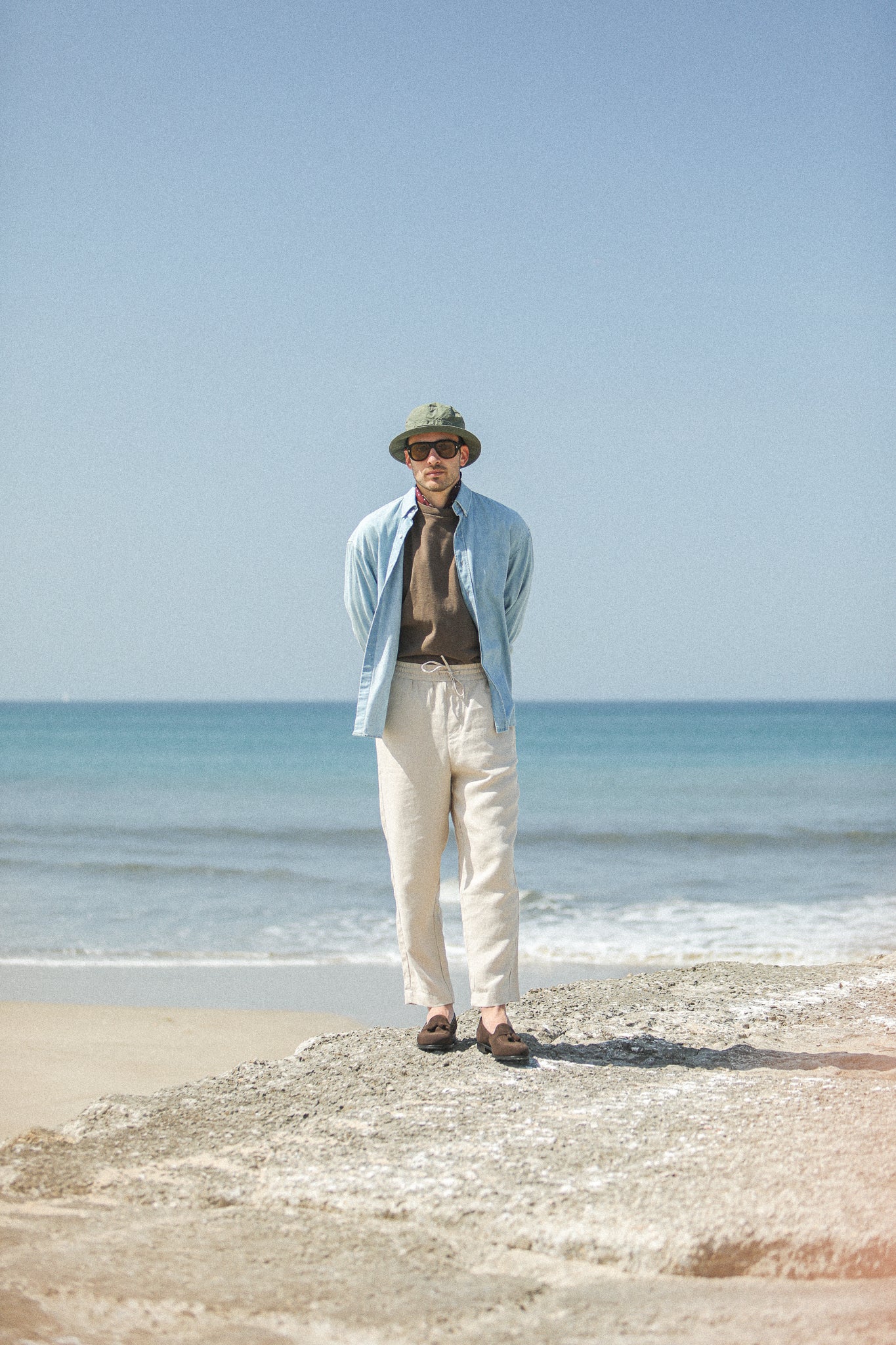 Beach Pant - Lin Beige - Image 4