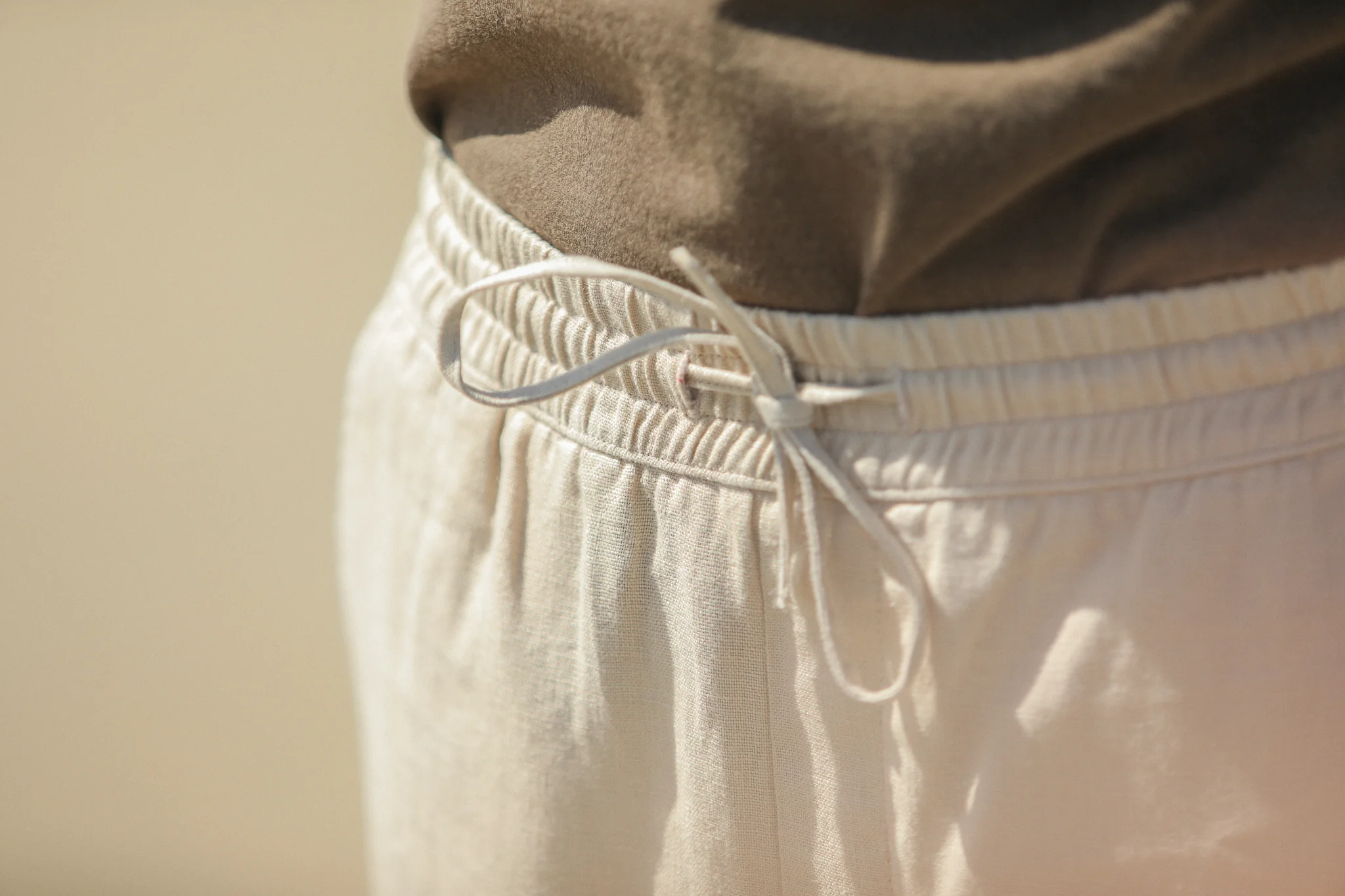 Beach Pant - Lin Beige - Image 5