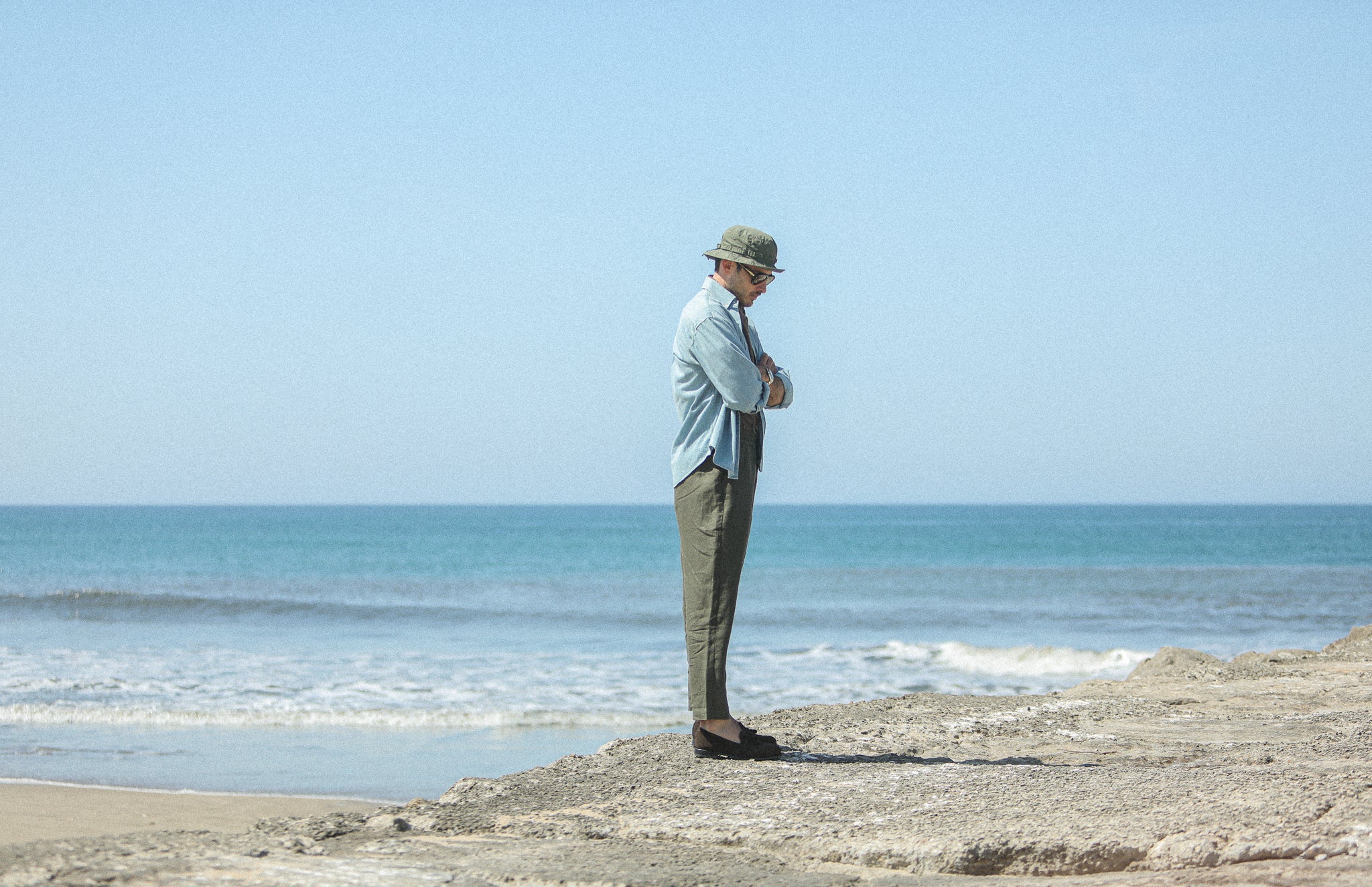Beach Pant - Lin Khaki - Image 11