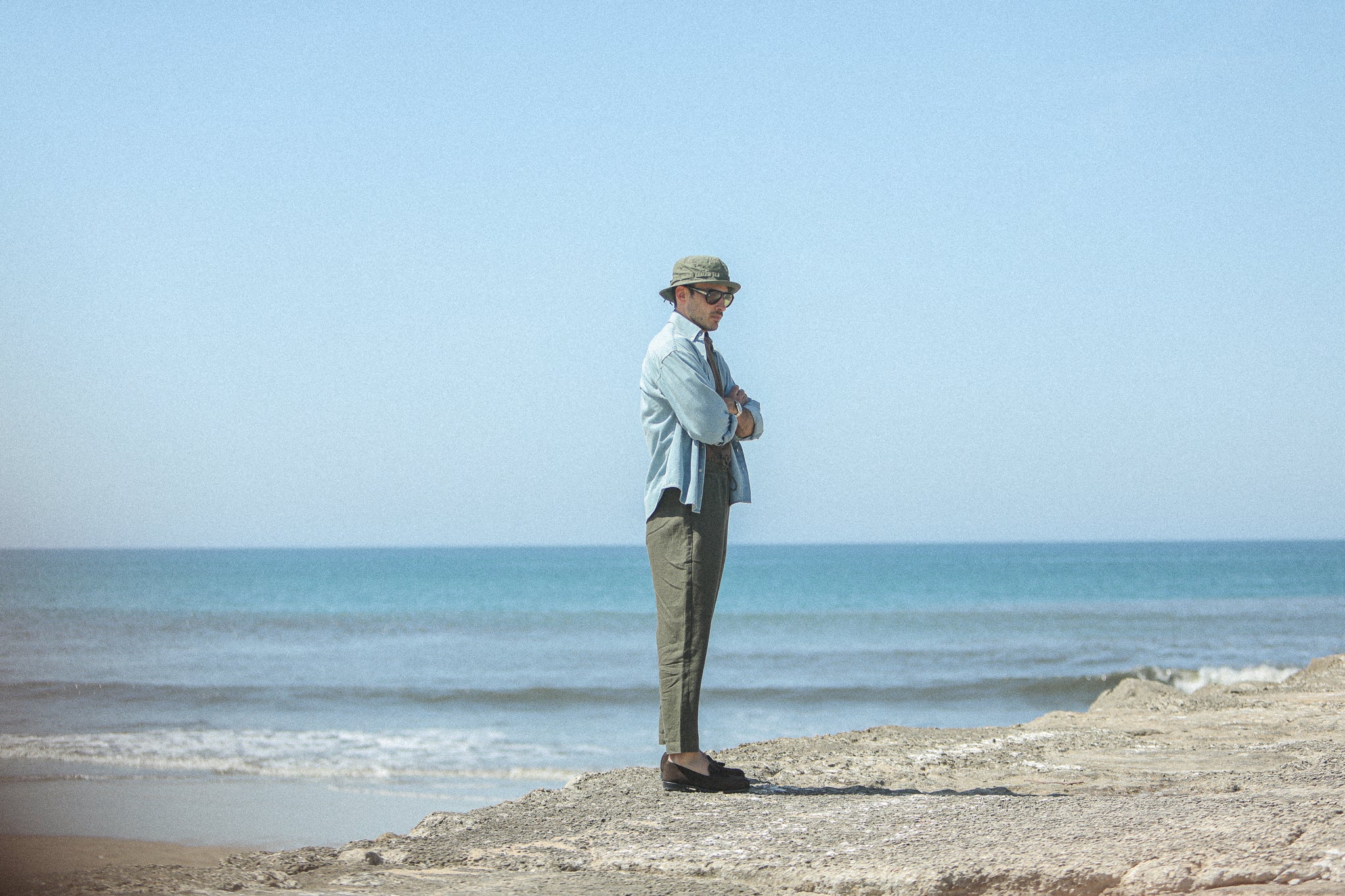 Beach Pant - Lin Khaki - Image 3