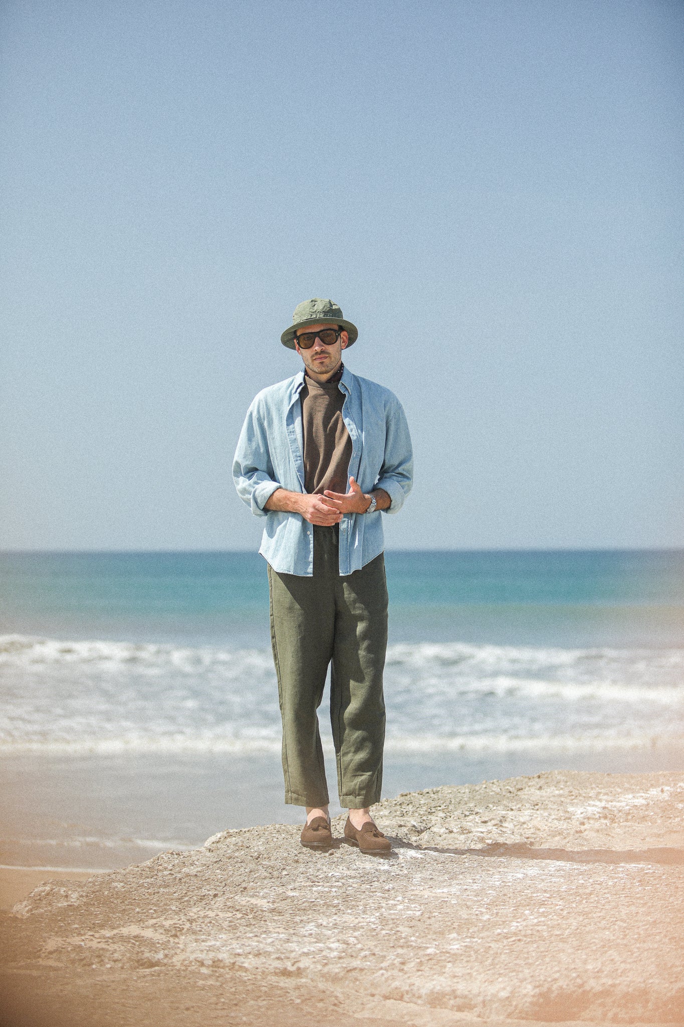 Beach Pant - Lin Khaki - Image 4