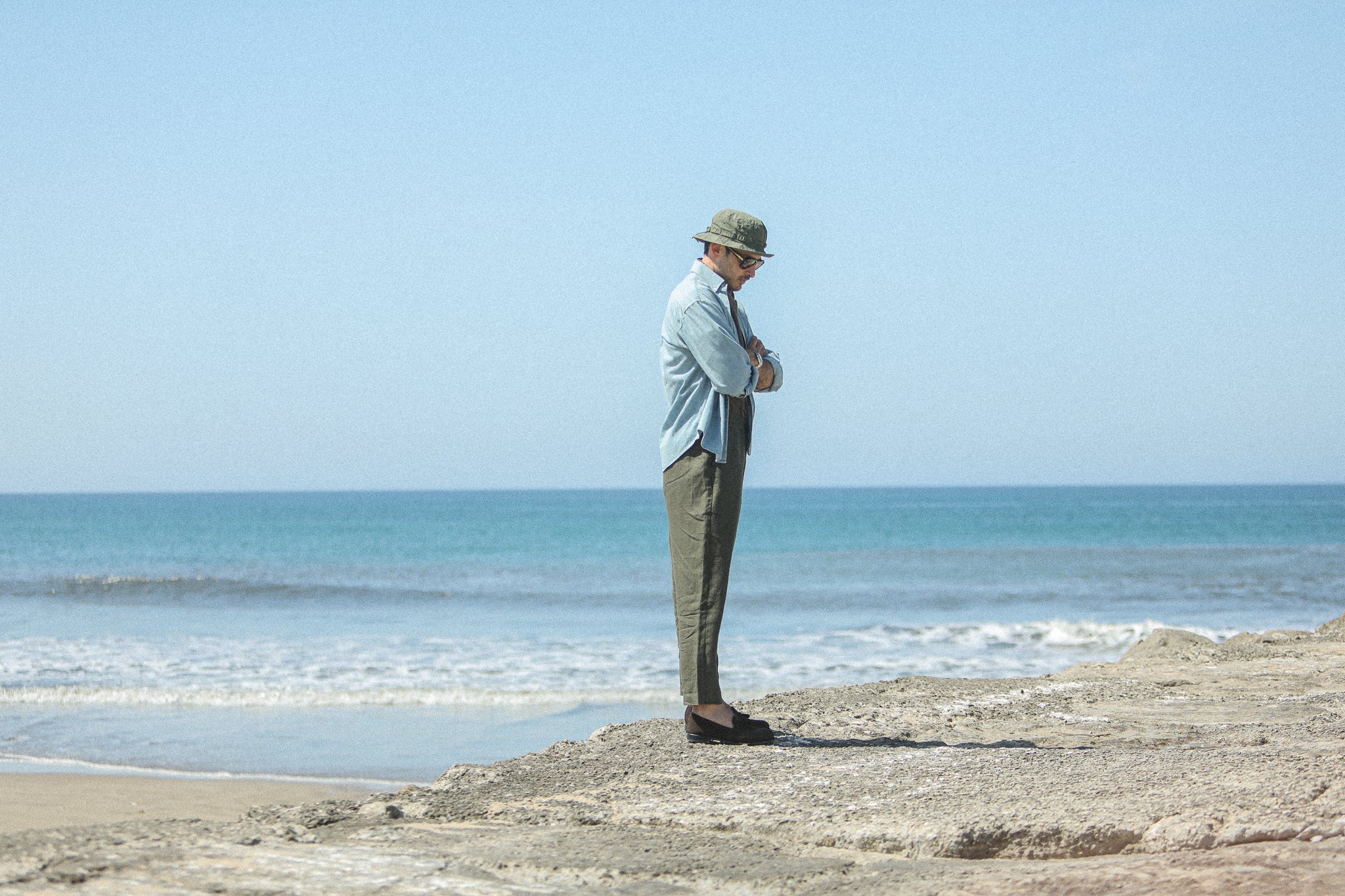 Beach Pant - Lin Khaki - Image 7