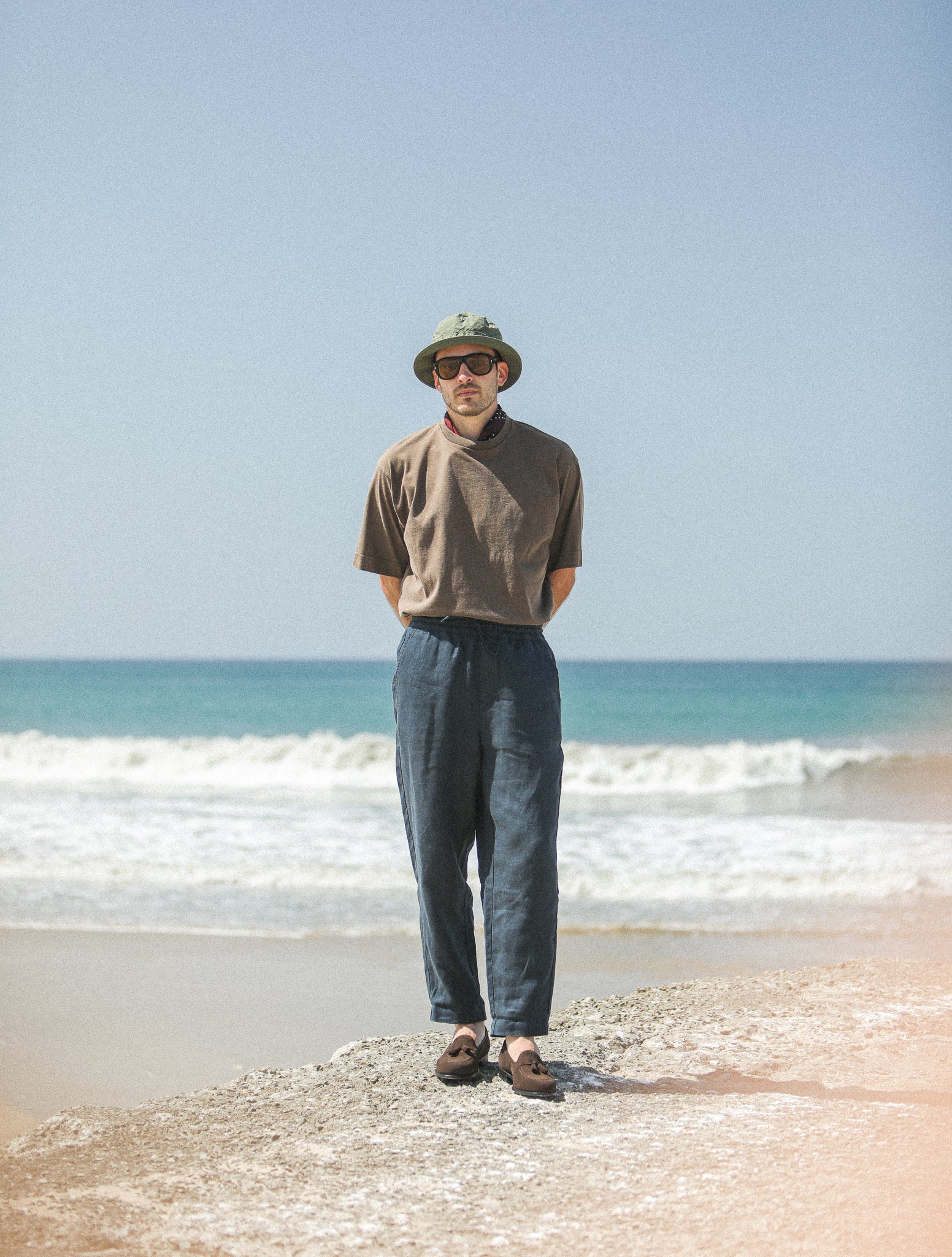 Beach Pant - Lin Navy