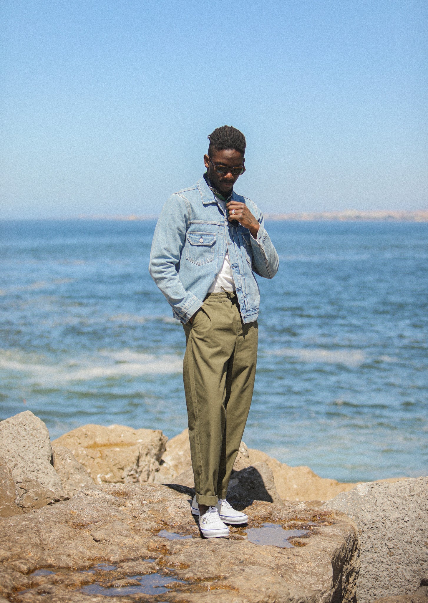 Balloon Pant Japanese Ripstop Khaki - Image 4