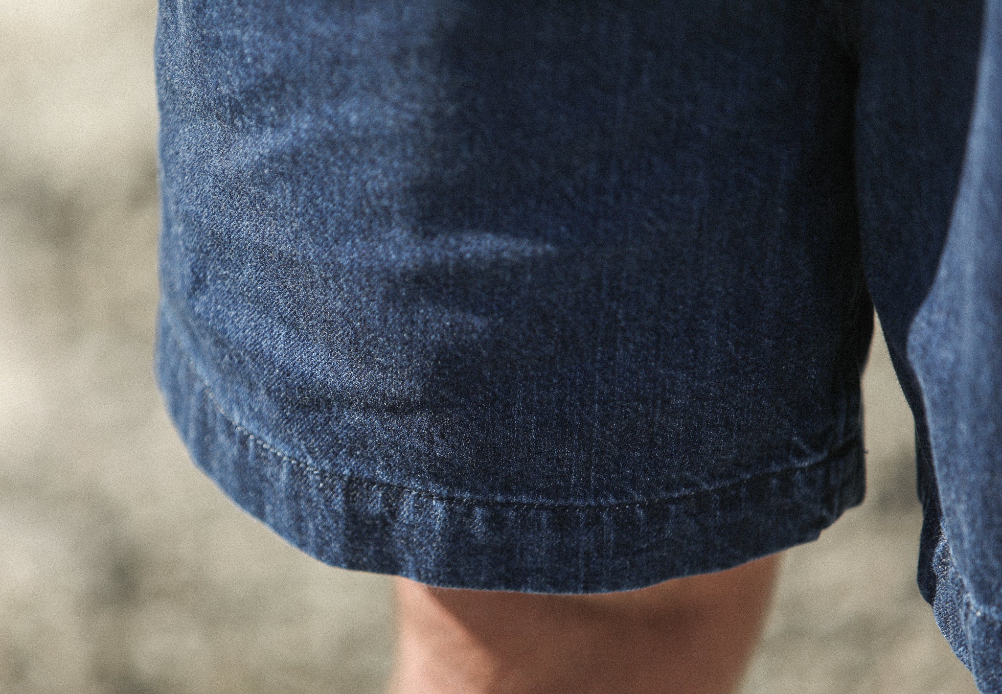 Beach Short Denim Japonais Stone Wash - Image 7