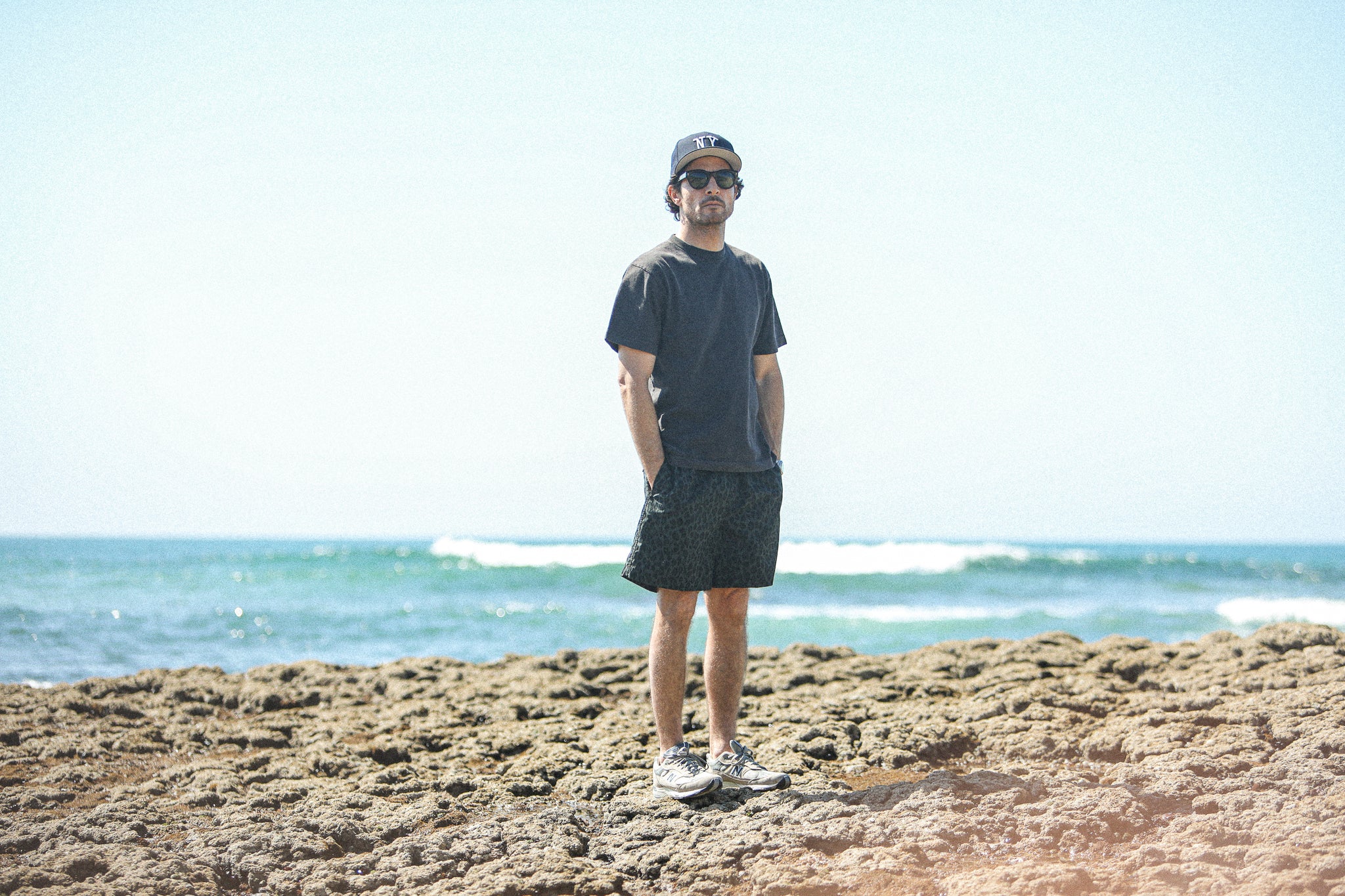 Beach Short - Leopard Japonais Blue - Image 11
