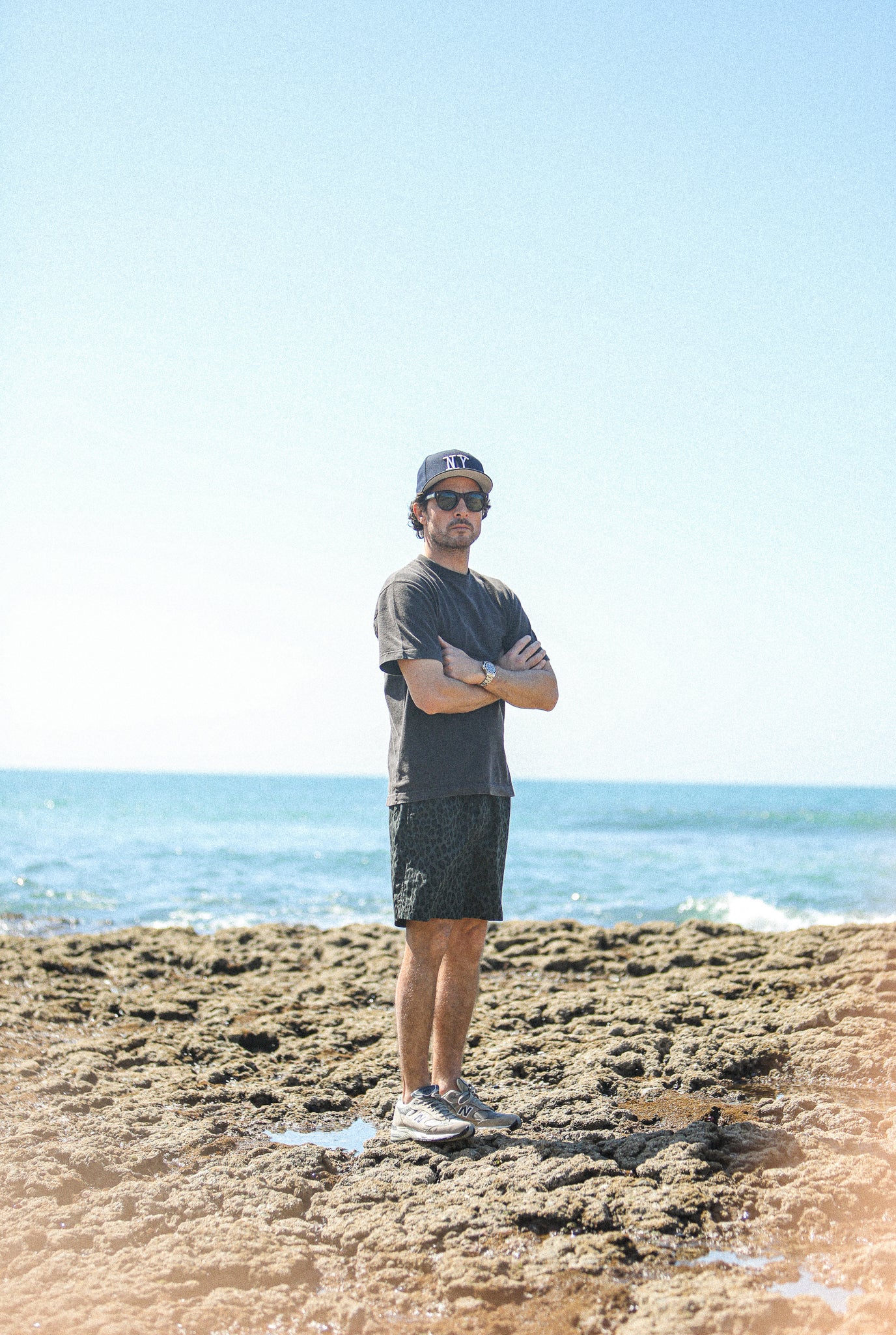 Beach Short - Leopard Japonais Blue - Image 4
