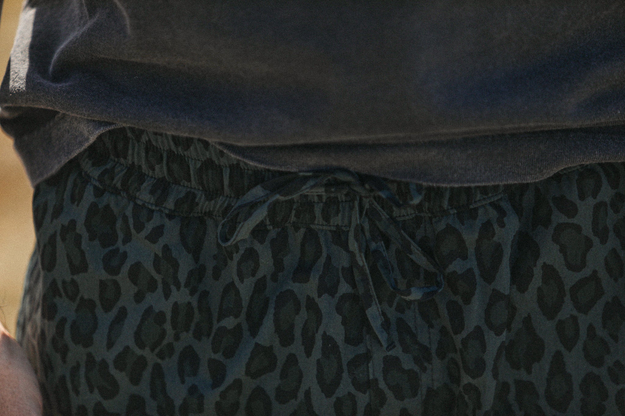 Beach Short - Leopard Japonais Blue - Image 5