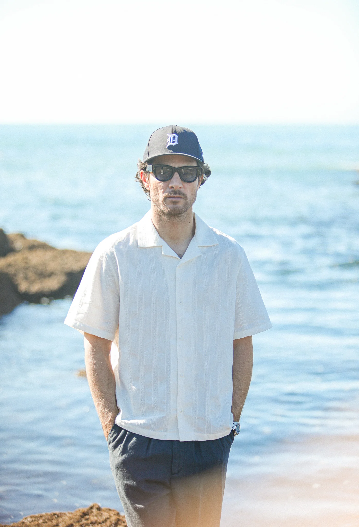 Camp Collar Japonaise Brodée - Modern Fit