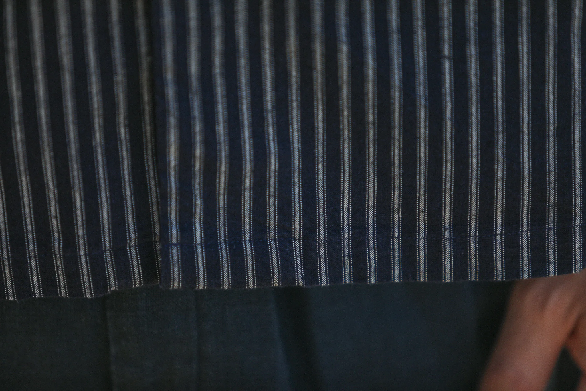 Camp Collar Stripes Navy - Modern Fit - Image 6