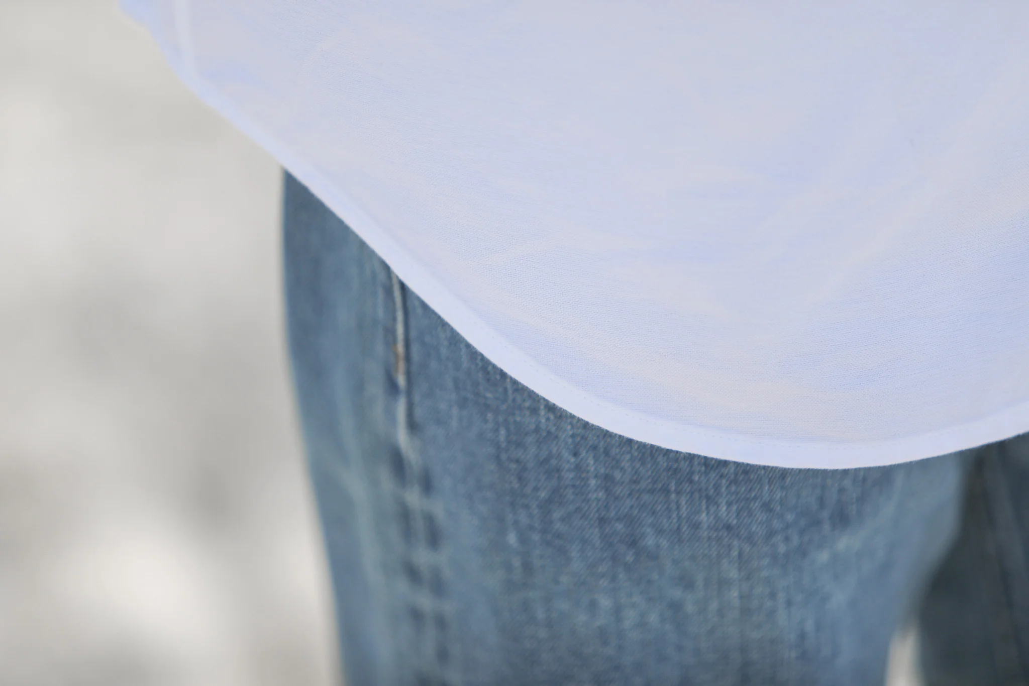 Cardigan Shirt Oxford White - Image 7