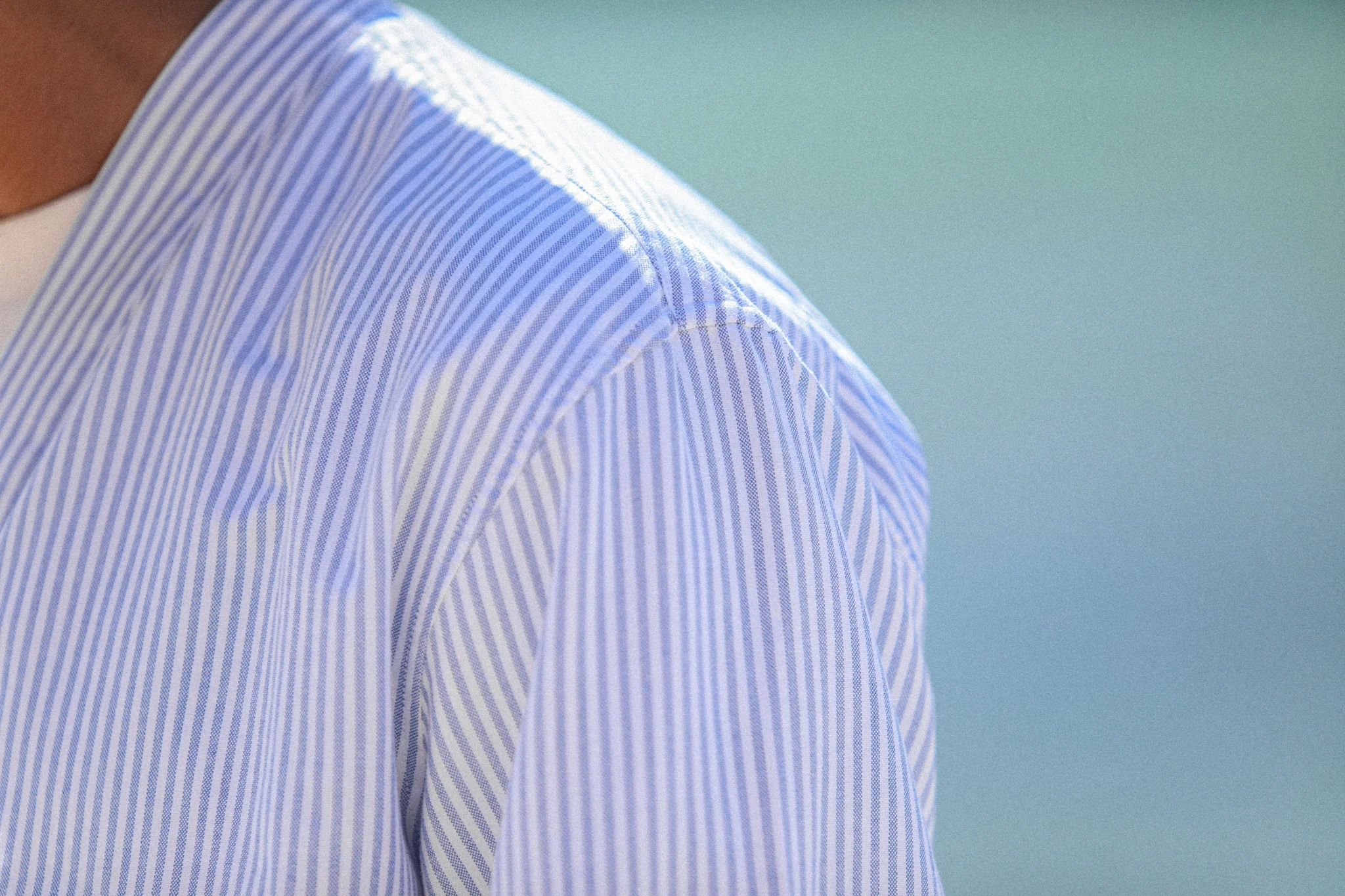 Cardigan Shirt Oxford Stripes - Image 8