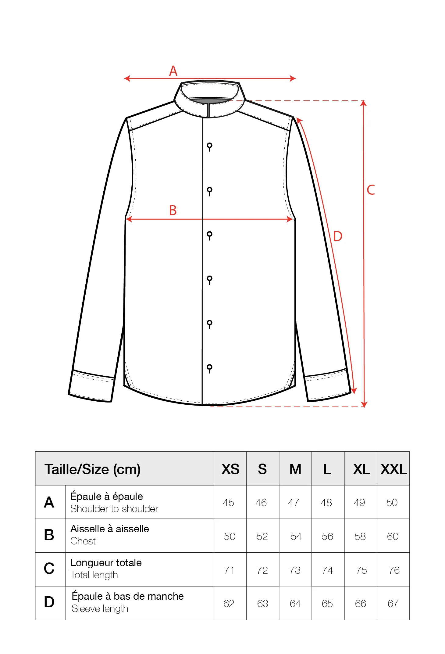 Chemise Oxford Bleu - Col Tailleur - Image 12