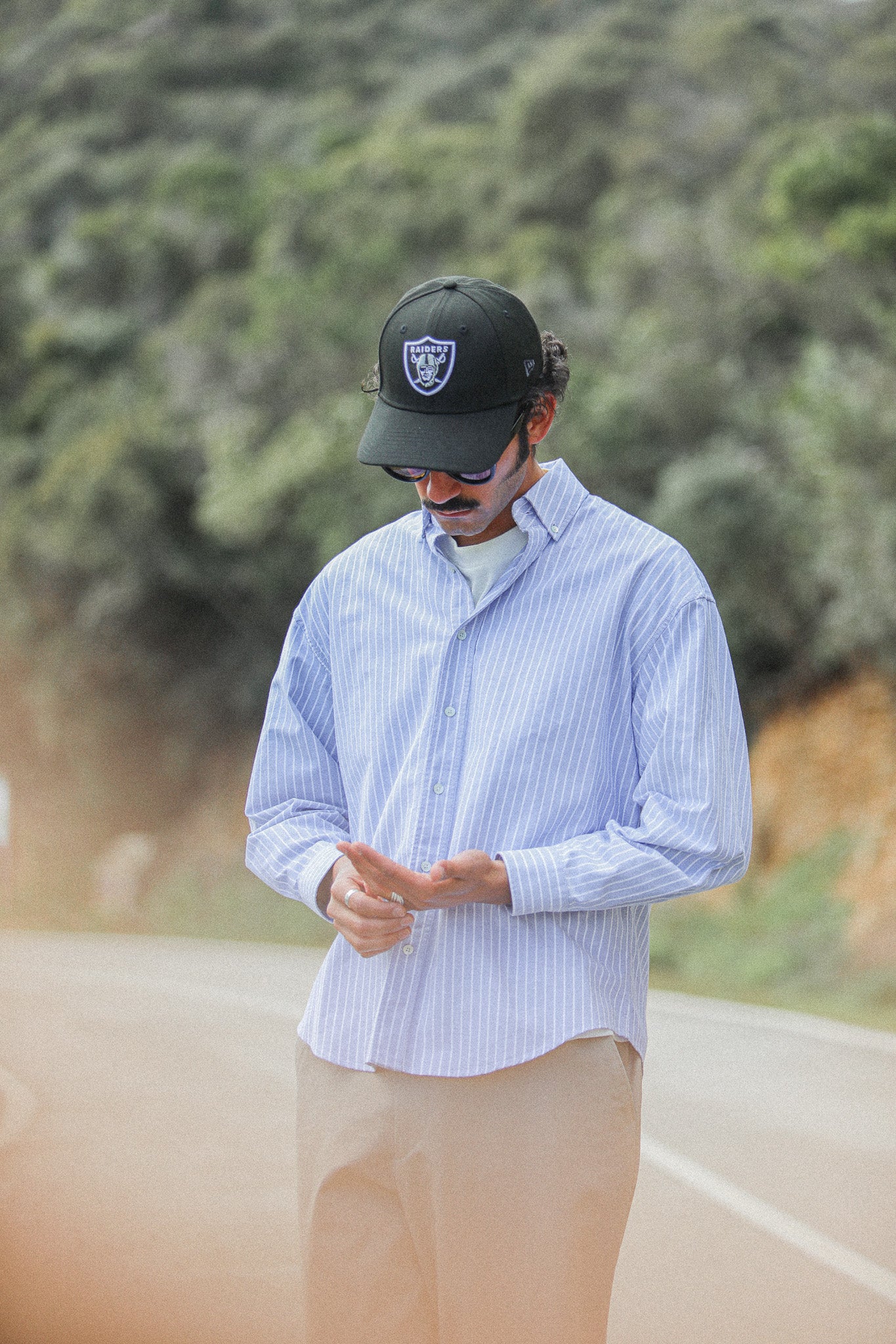 Chemise Oxford Rayures Larges Bleue - Modern Fit - Image 9