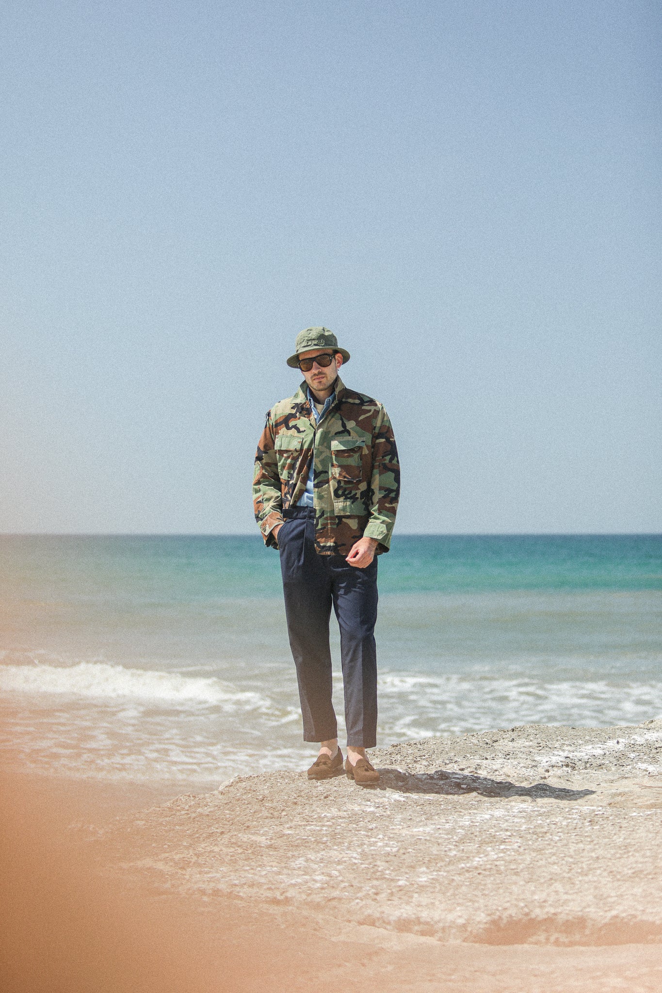Chino Militaire Pince - Ripstop Japonais Navy - Image 2