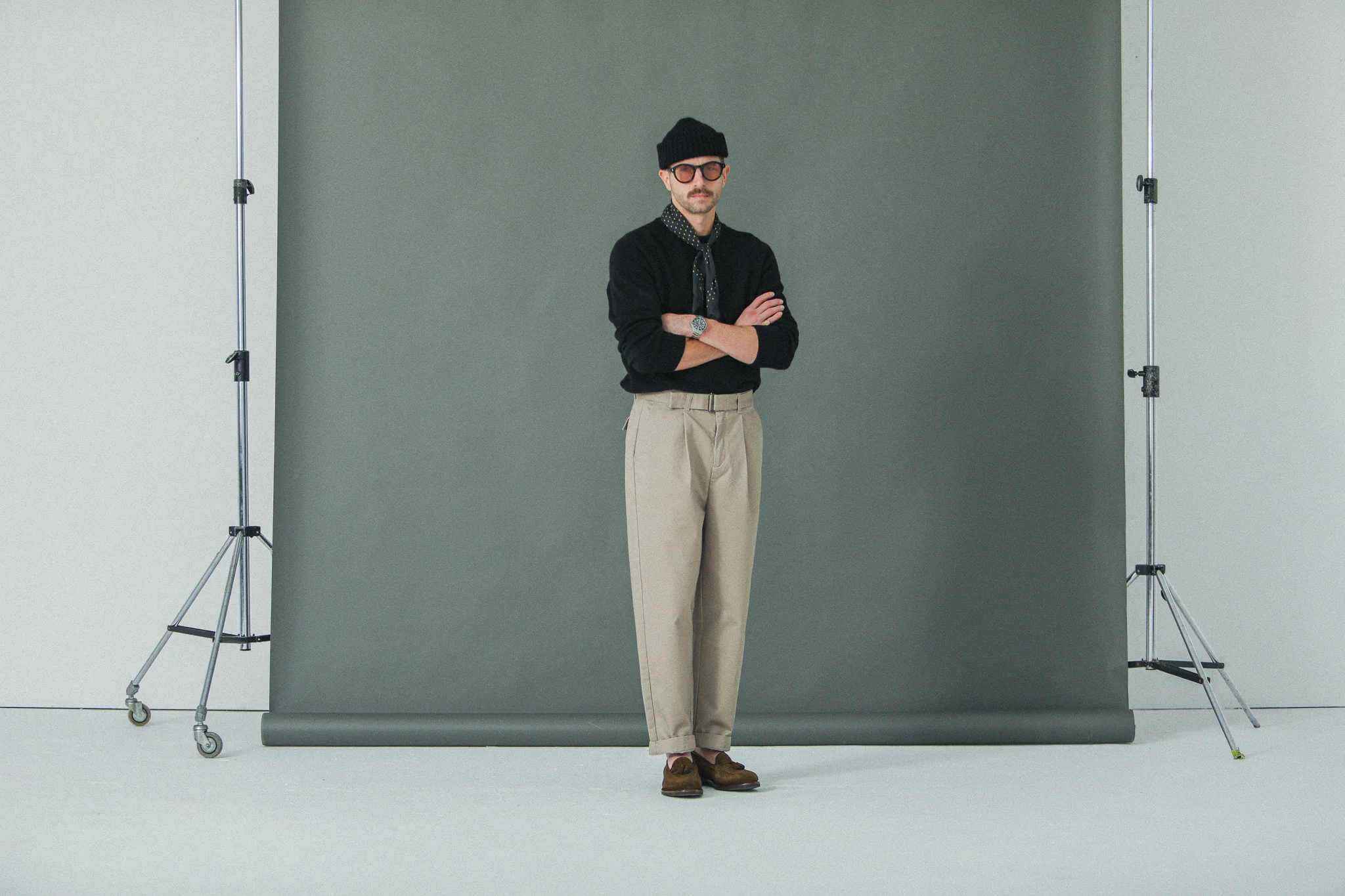 Chino Militaire Pince Simple Beige - Comfort Fit - Image 10