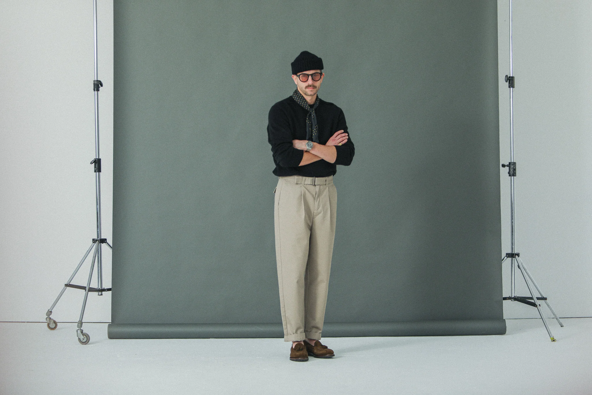 Chino Militaire Pince Simple Beige - Comfort Fit - Image 11