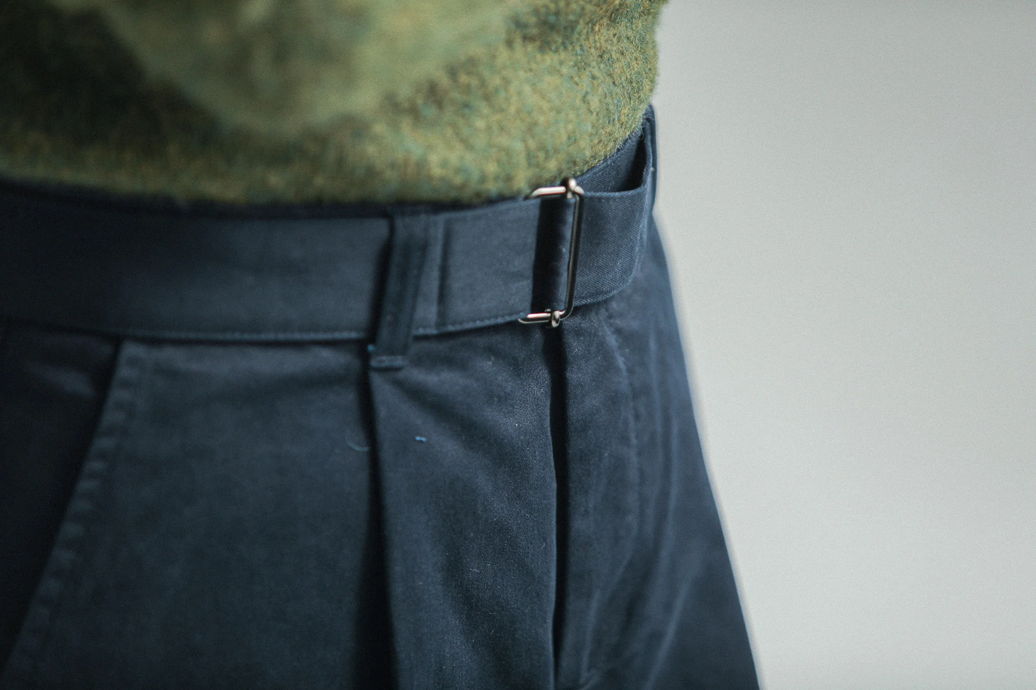 Chino Militaire Pince Simple Navy - Comfort Fit - Image 8