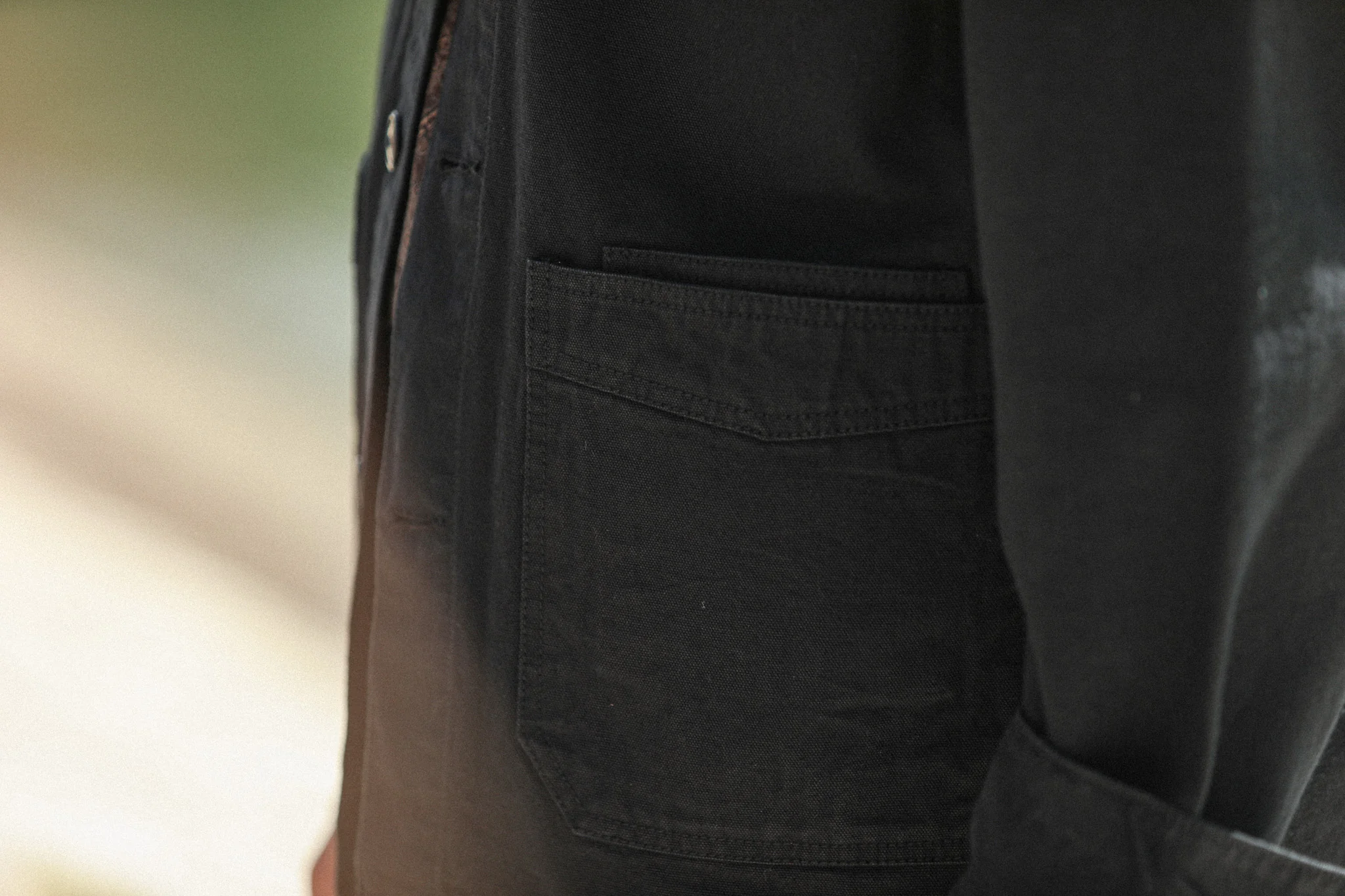 Veste Worker Canvas Japonais Black - New Fit - Image 7