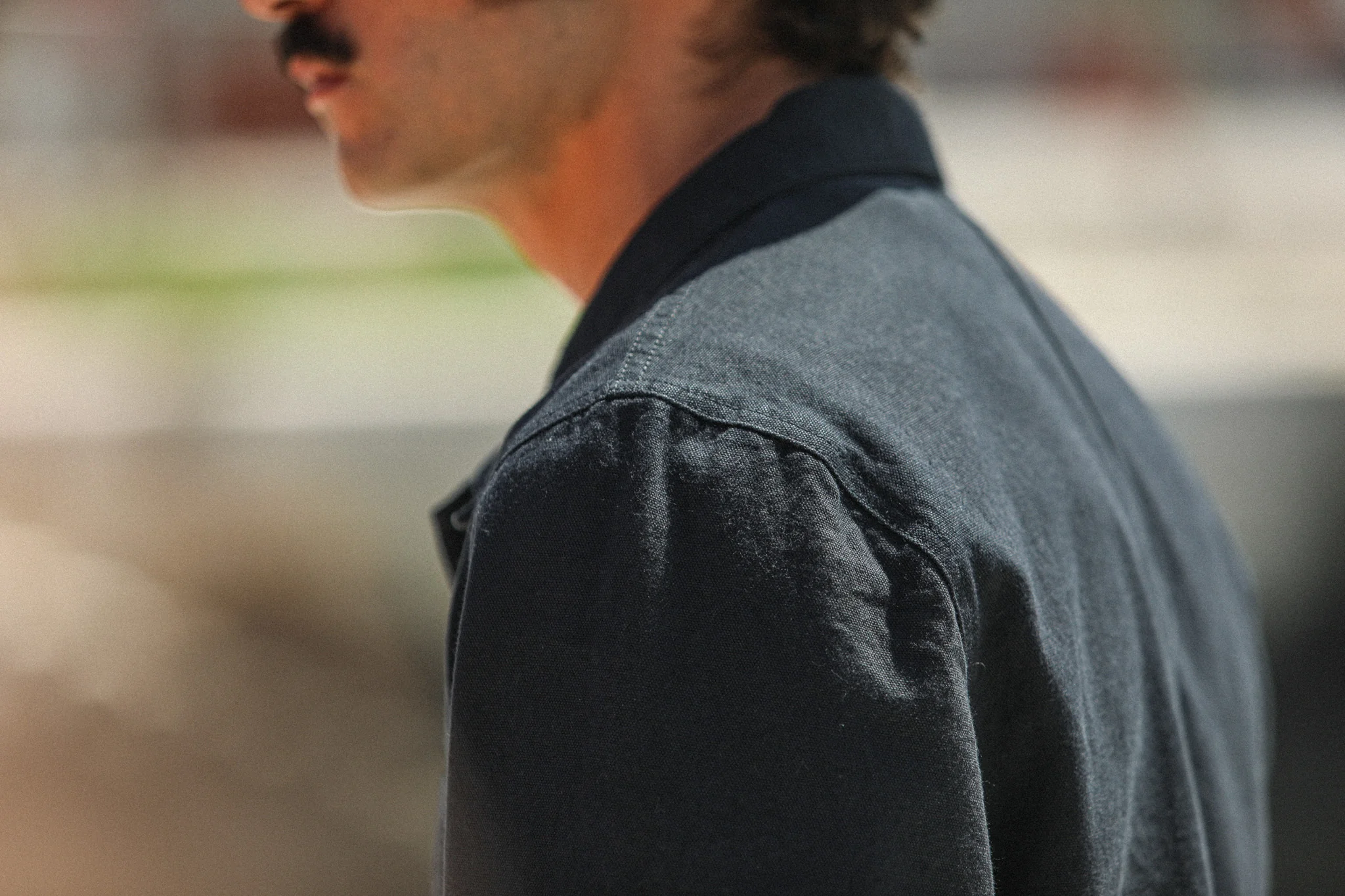 Veste Worker Canvas Japonais Black - New Fit - Image 8