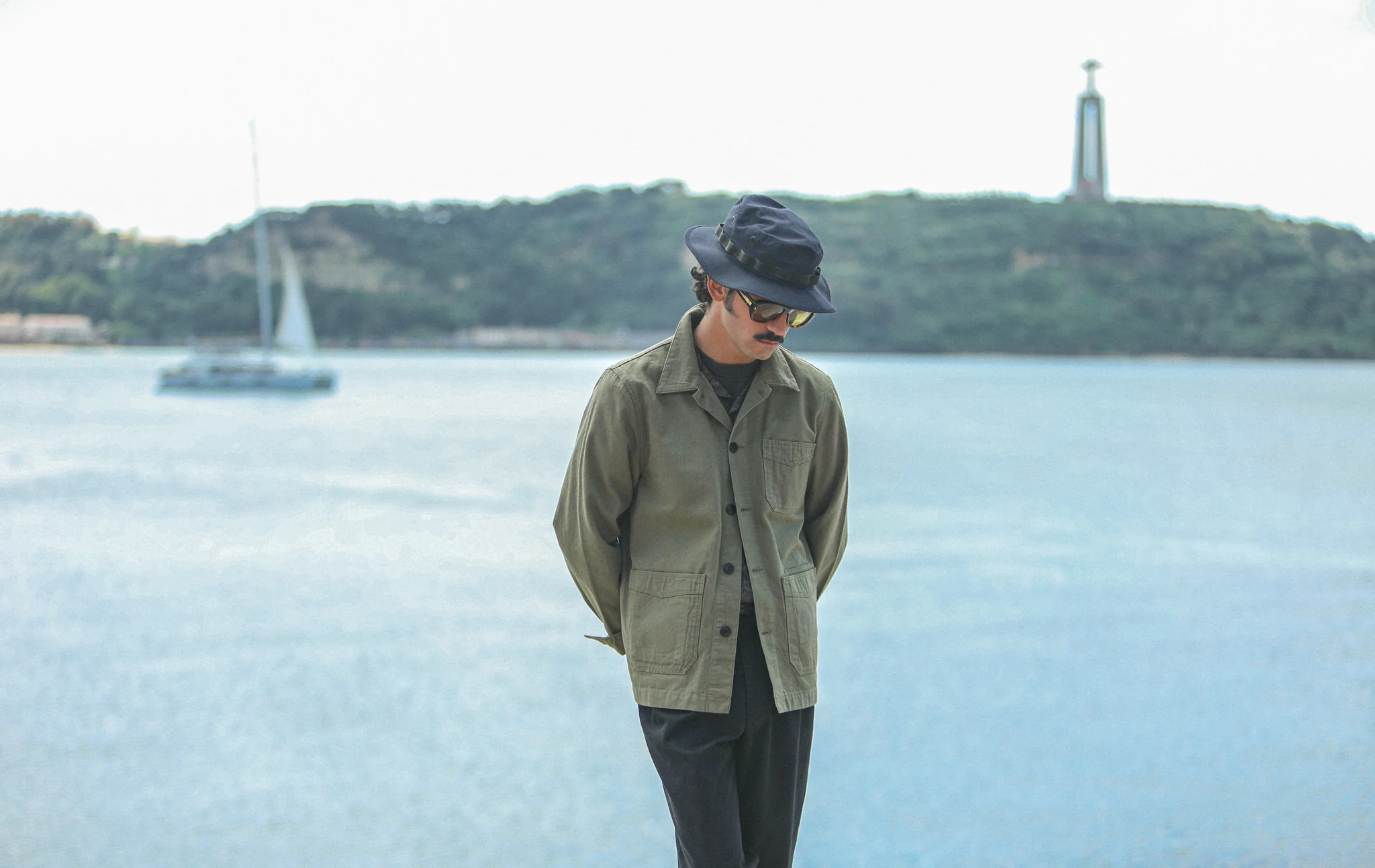 Veste Worker Canvas Japonais Khaki - New Fit - Image 11