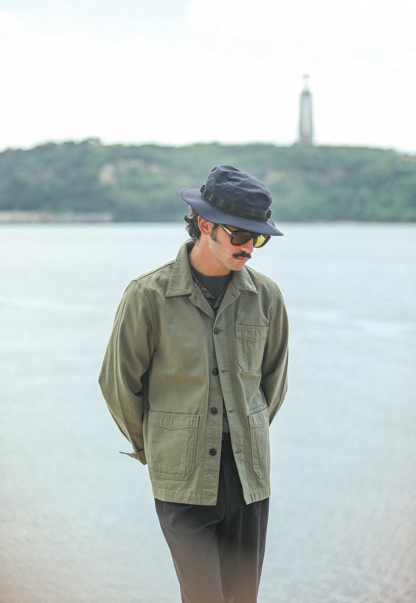 Veste Worker Canvas Japonais Khaki - New Fit - Image 4