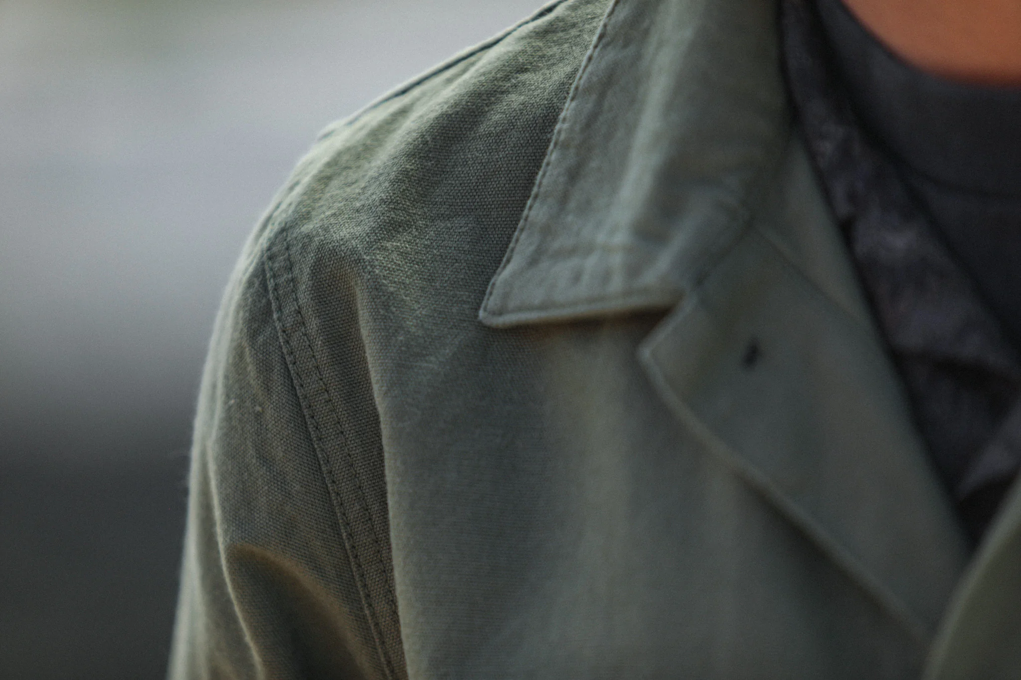 Veste Worker Canvas Japonais Khaki - New Fit - Image 5