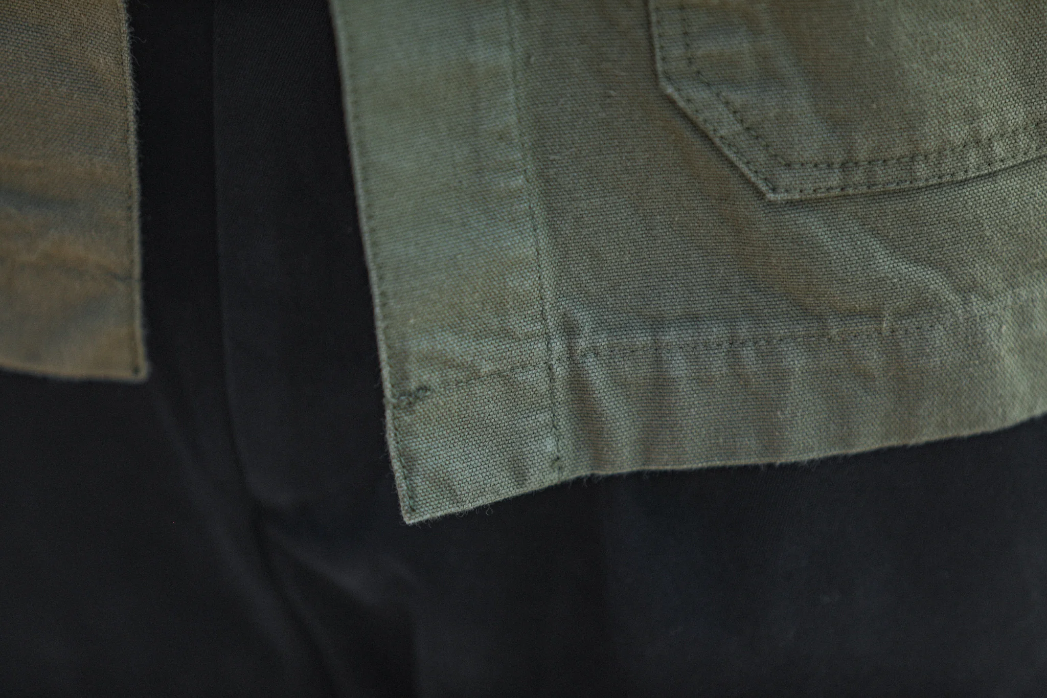 Veste Worker Canvas Japonais Khaki - New Fit - Image 7