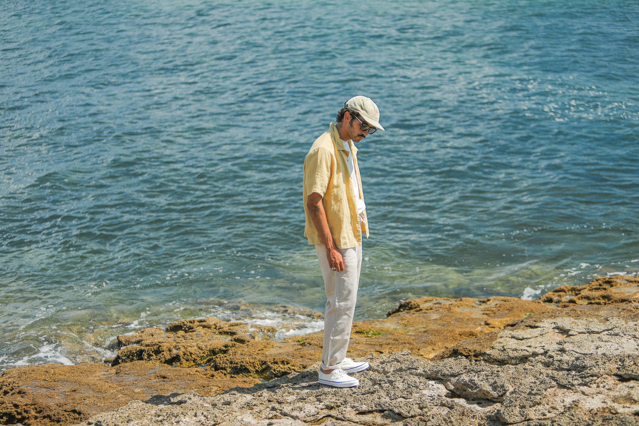 City Pant Lin Beige / Crème - Image 5