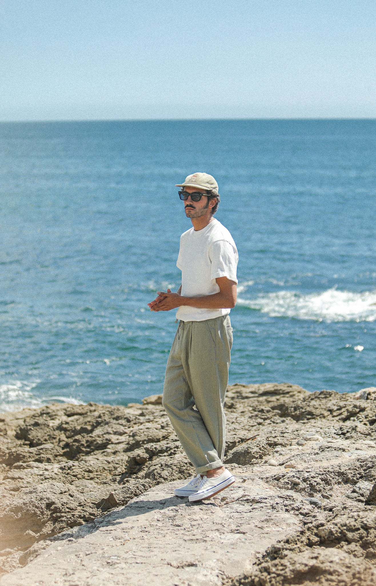 City Pant Lin Gray Green - Image 4