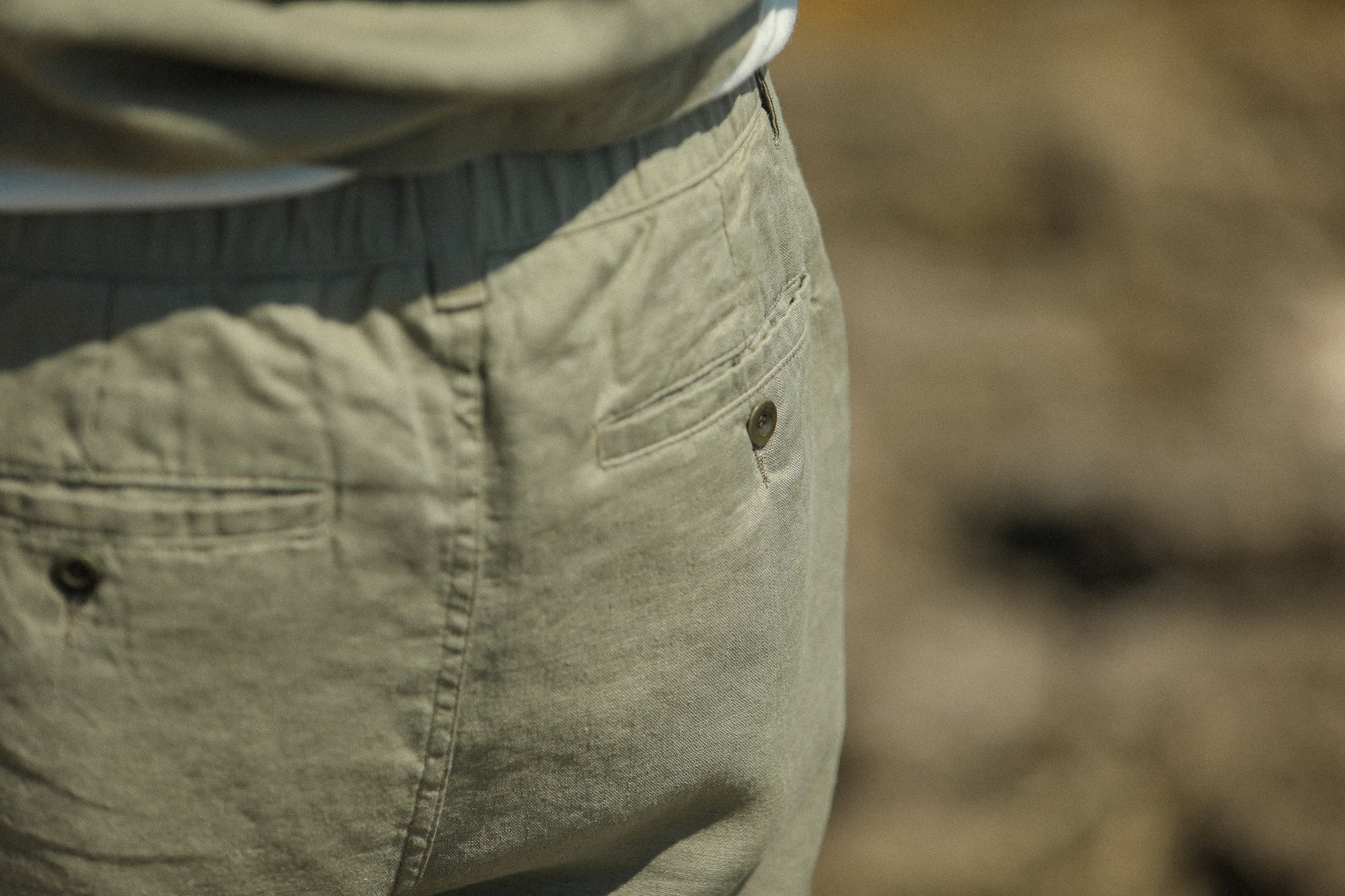 City Pant Lin Gray Green - Image 7