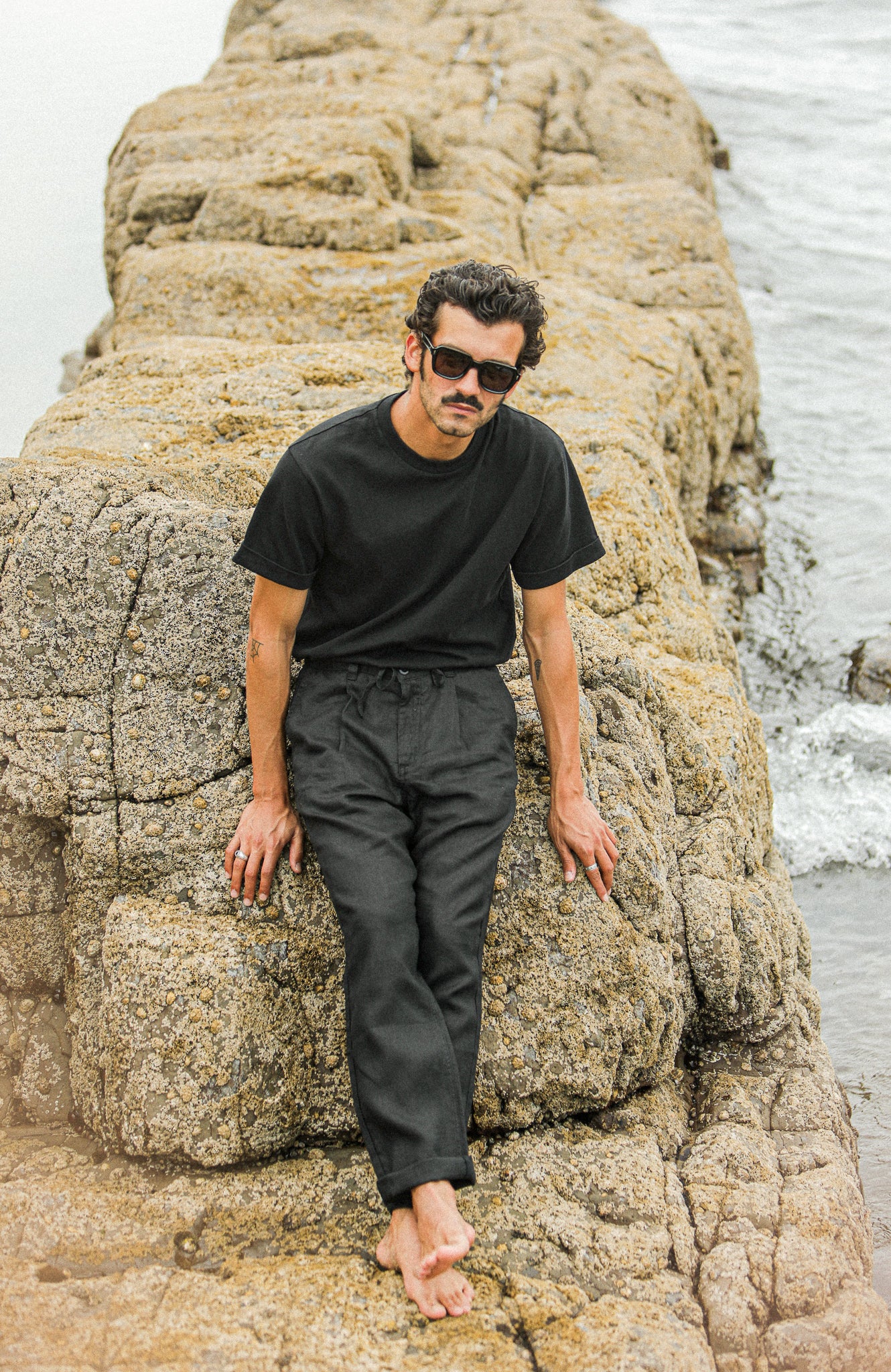 City Pant Lin Noir - Image 2