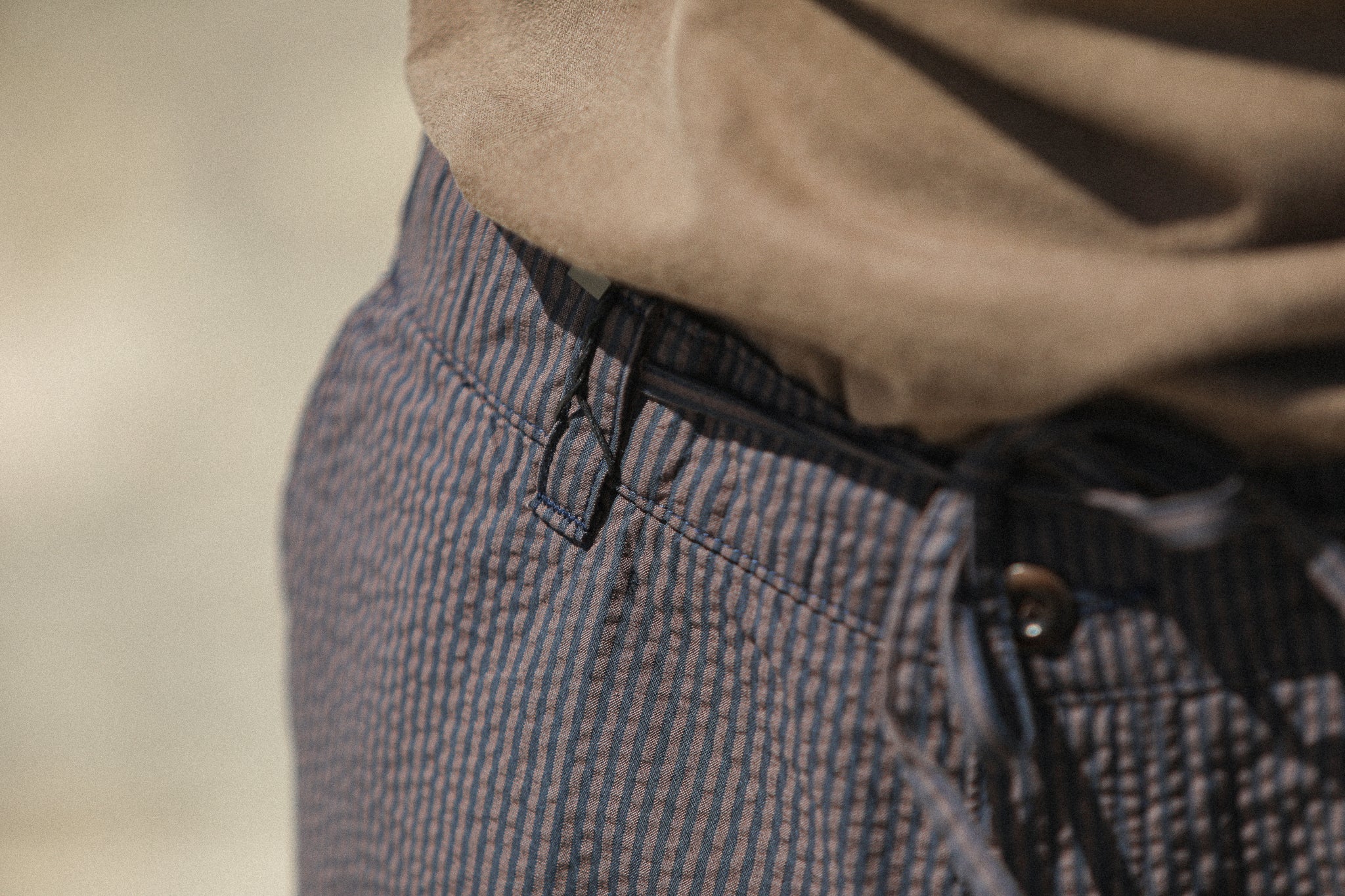 City Short - Seersucker Brown - Image 5