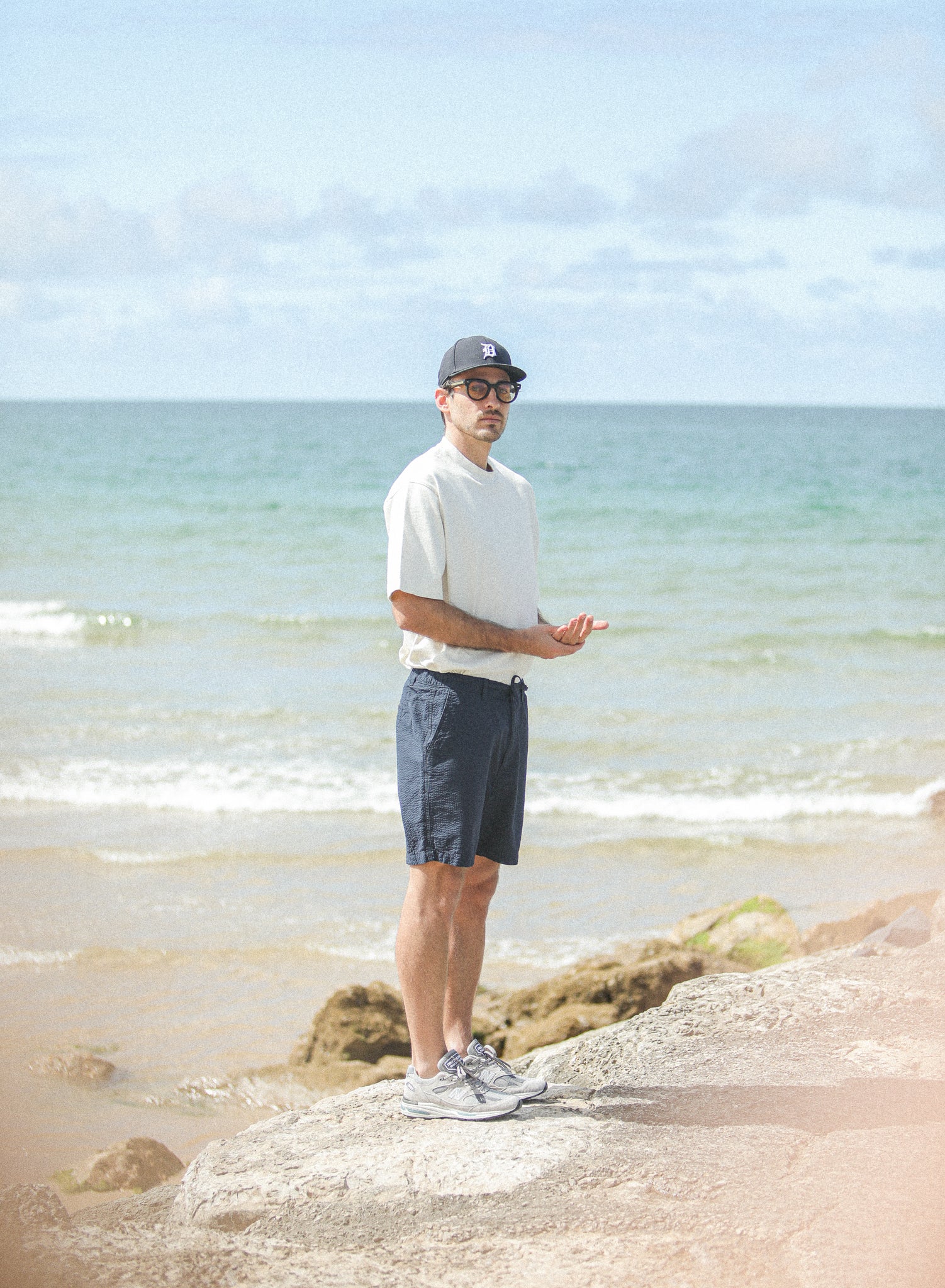City Short - Seersucker Navy - Image 4