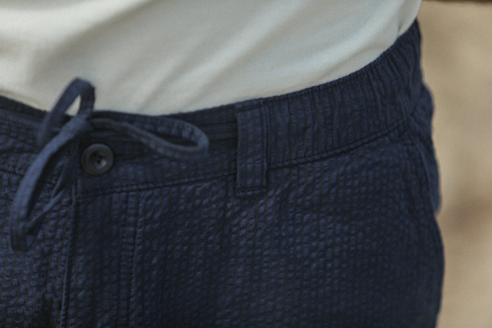 City Short - Seersucker Navy - Image 5