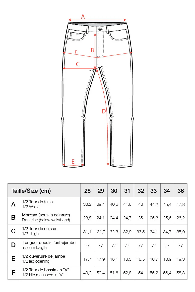 Jean Denim Creme -  Athletic Fit - Image 12