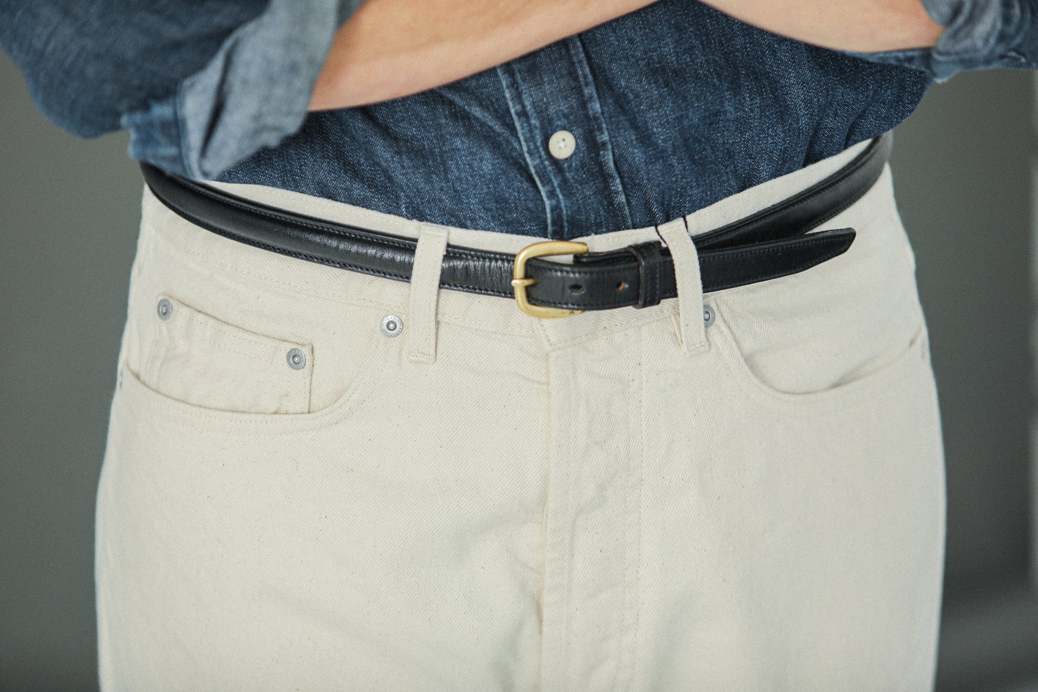 Jean Denim Creme -  Comfort Fit - Image 5