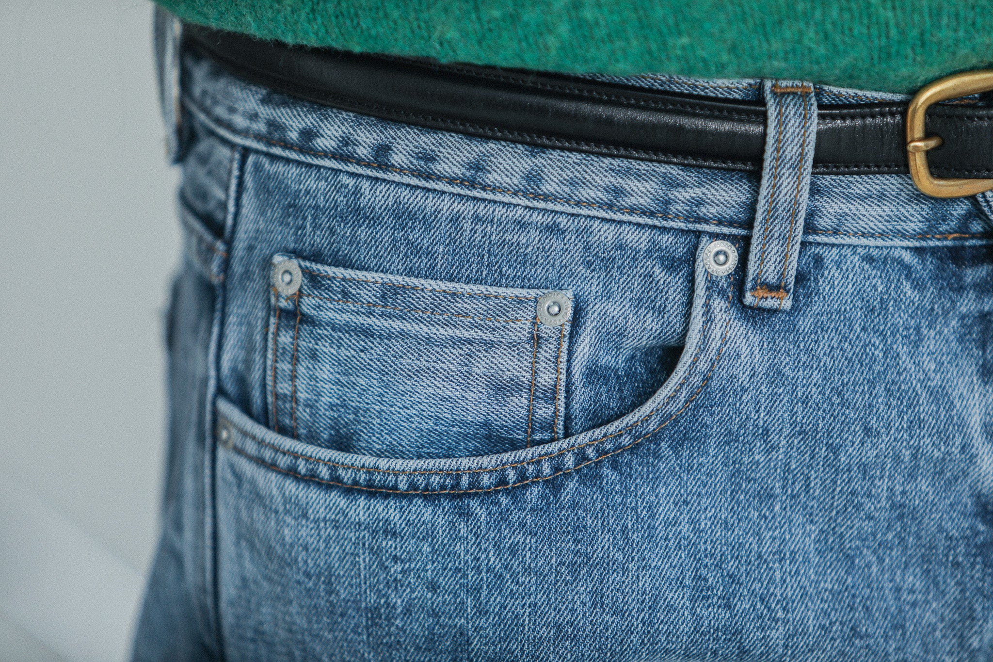 Jean Selvedge Blue Bleached - Tapered Fit - Image 8