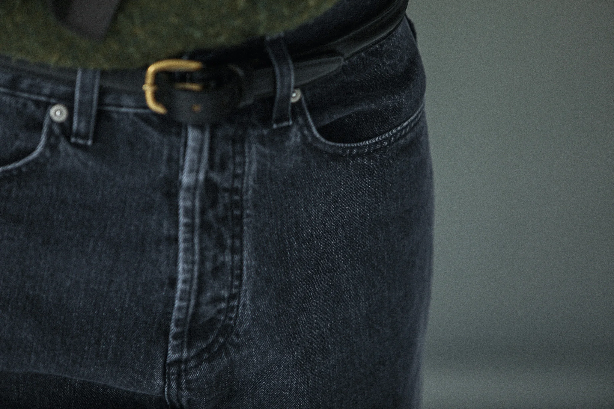 Jean Selvedge Noir Stonewash - Comfort Fit - Image 5