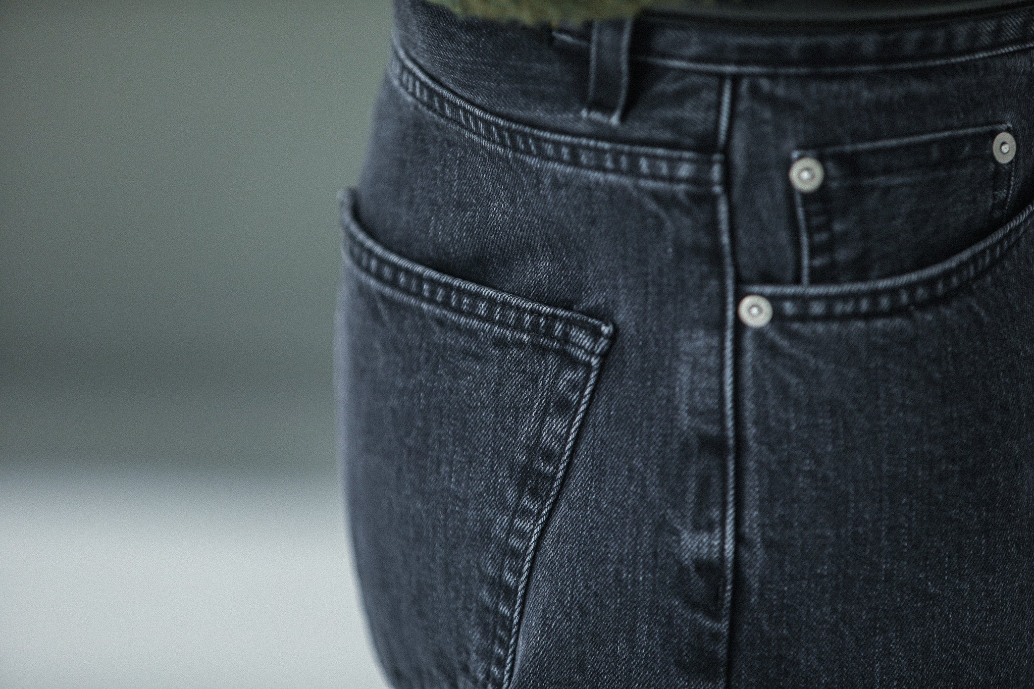 Jean Selvedge Noir Stonewash - Comfort Fit - Image 7