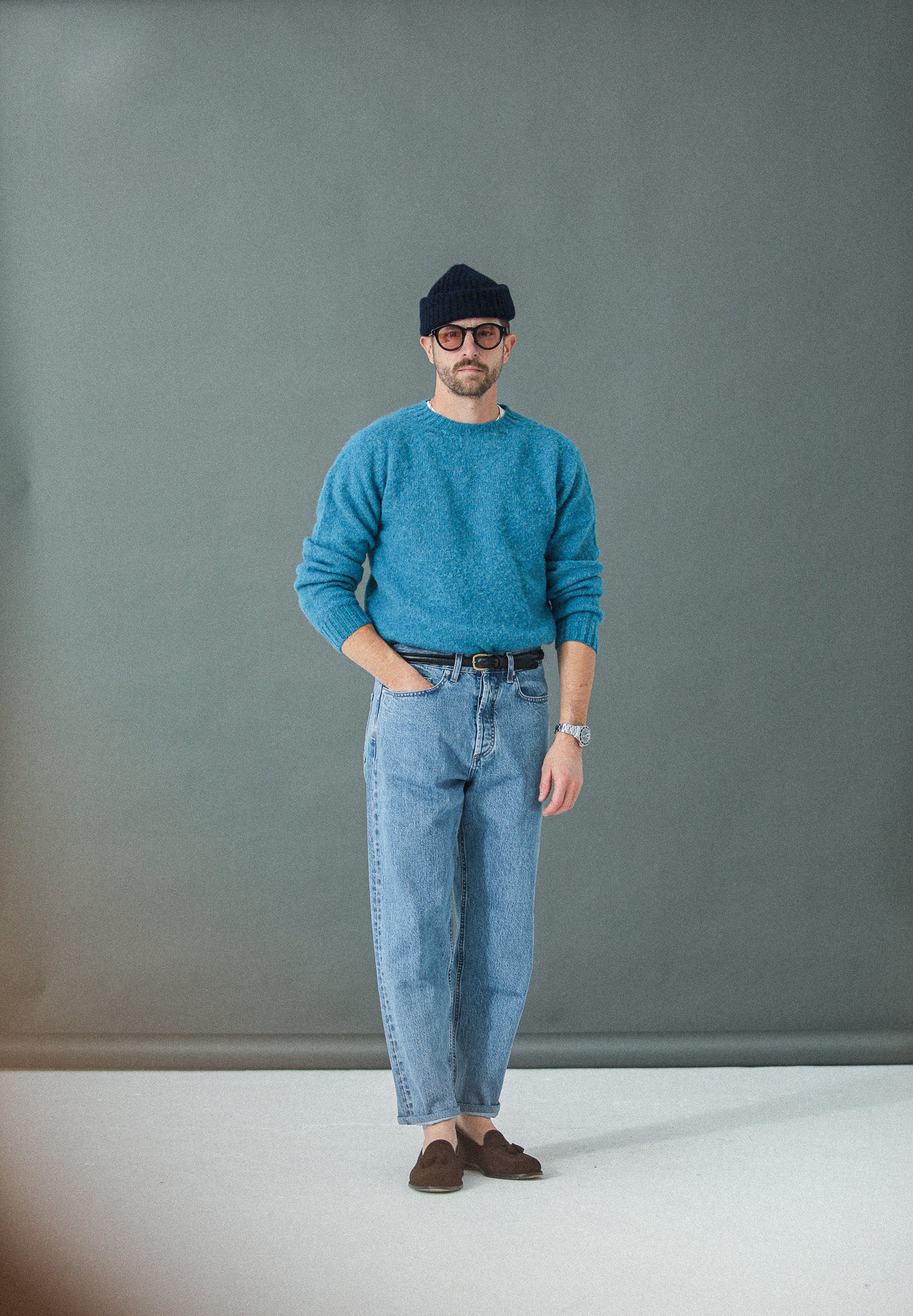 Jean Selvedge blue bleach -  Confort Fit - Image 9