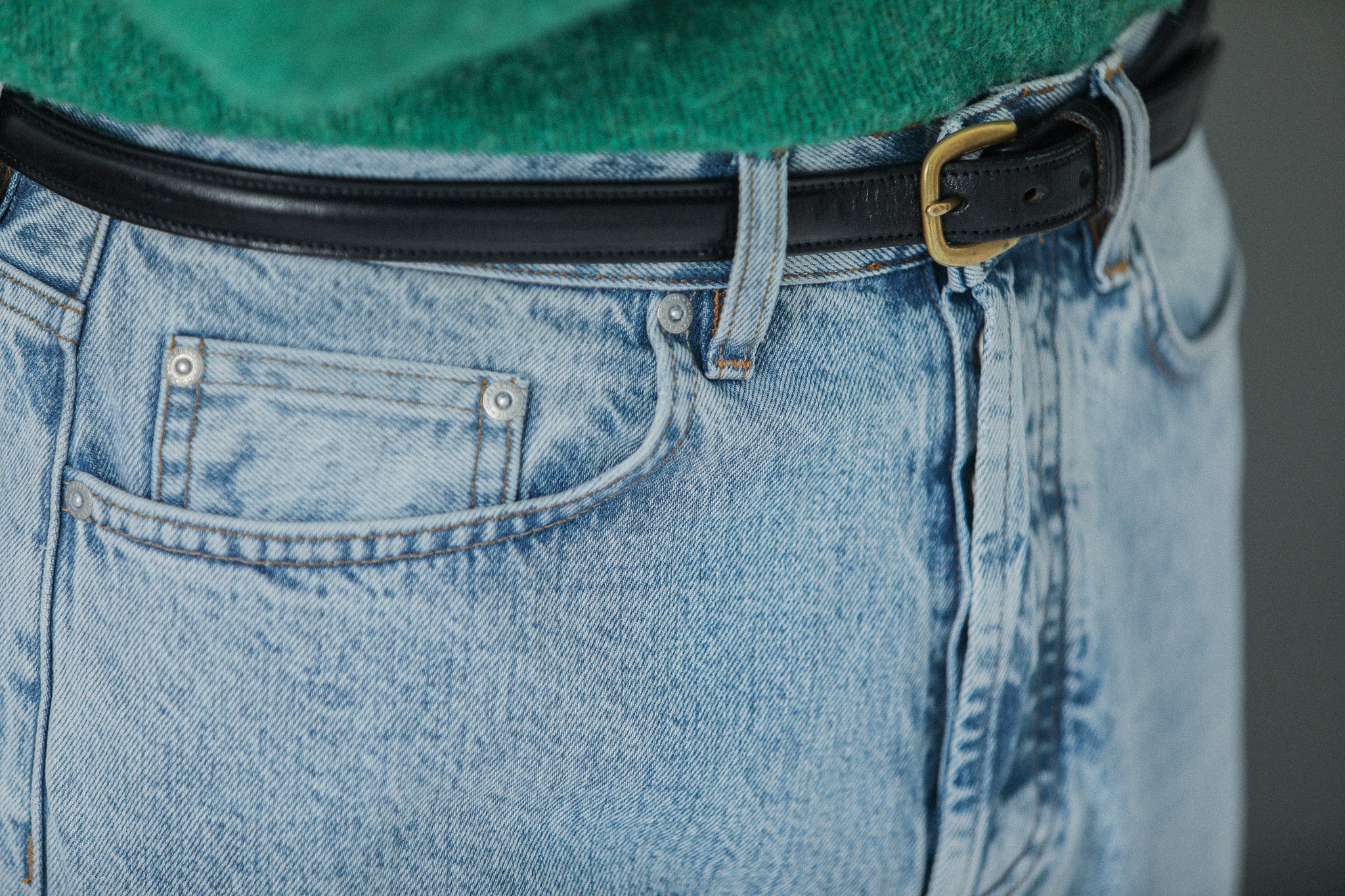 Jean Selvedge blue Light Bleach -  Comfort Fit - Image 5