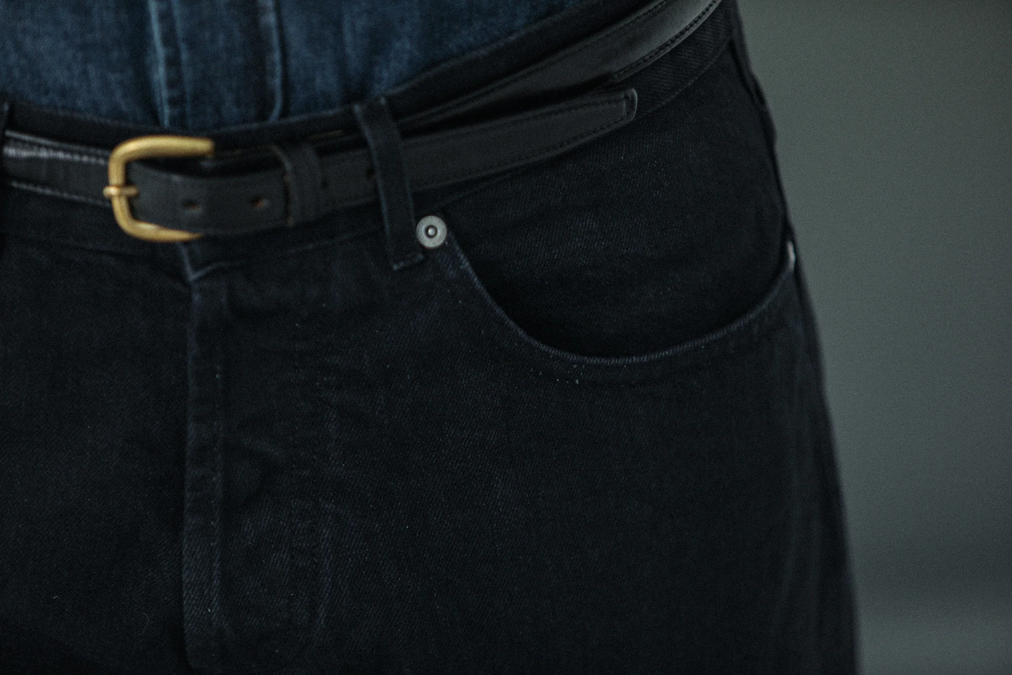 Jean Selvedge Black - Tapered Fit - Image 8