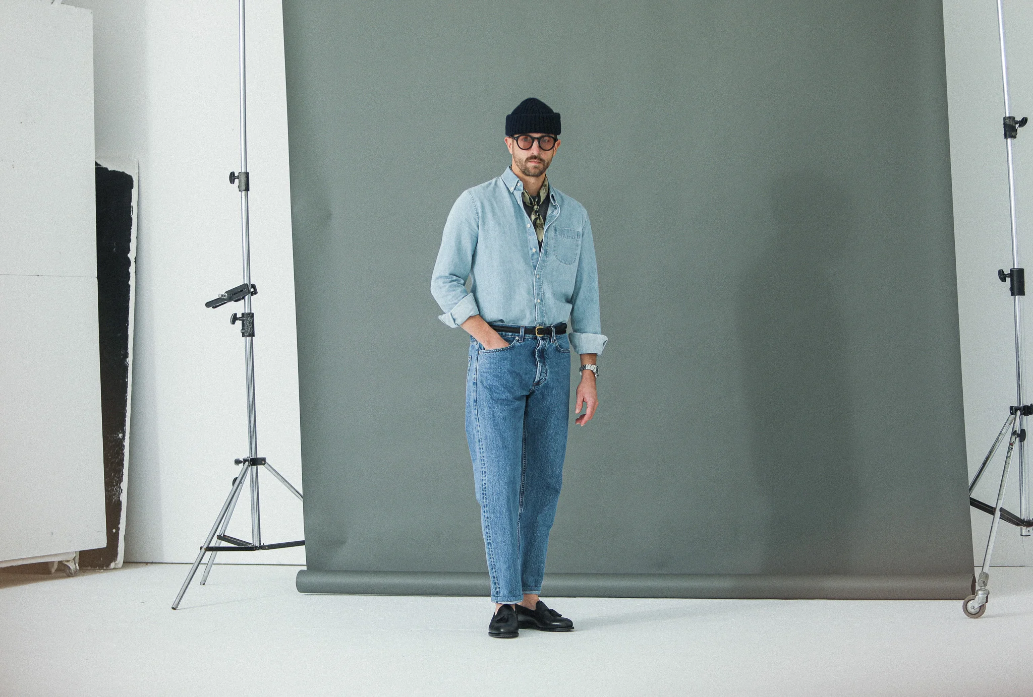 Jean Selvedge Blue Bleach - Athletic Fit - Image 10