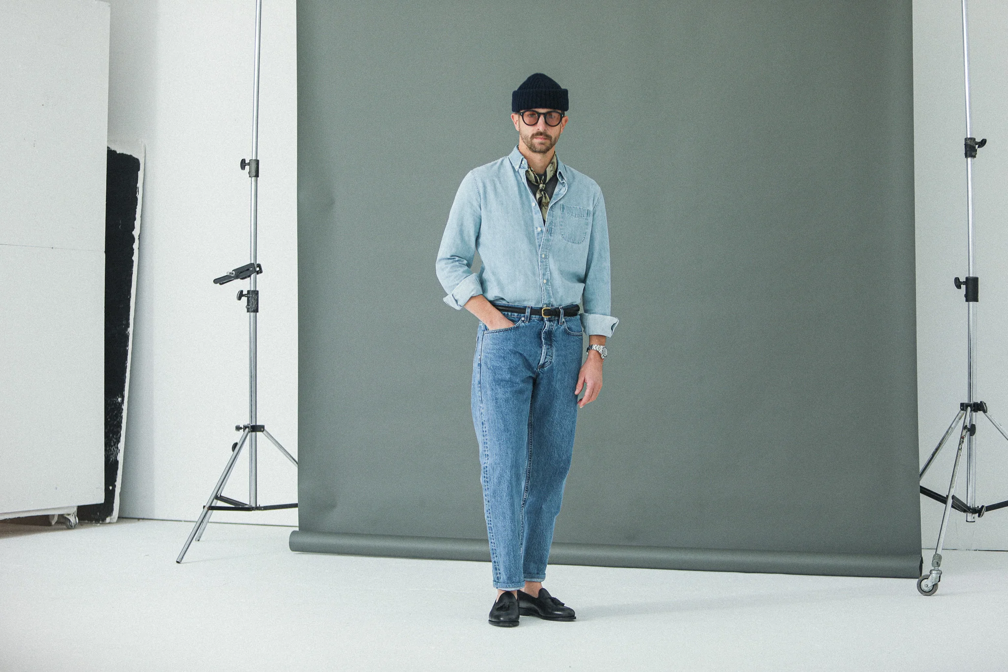 Jean Selvedge Blue Bleach - Athletic Fit - Image 3