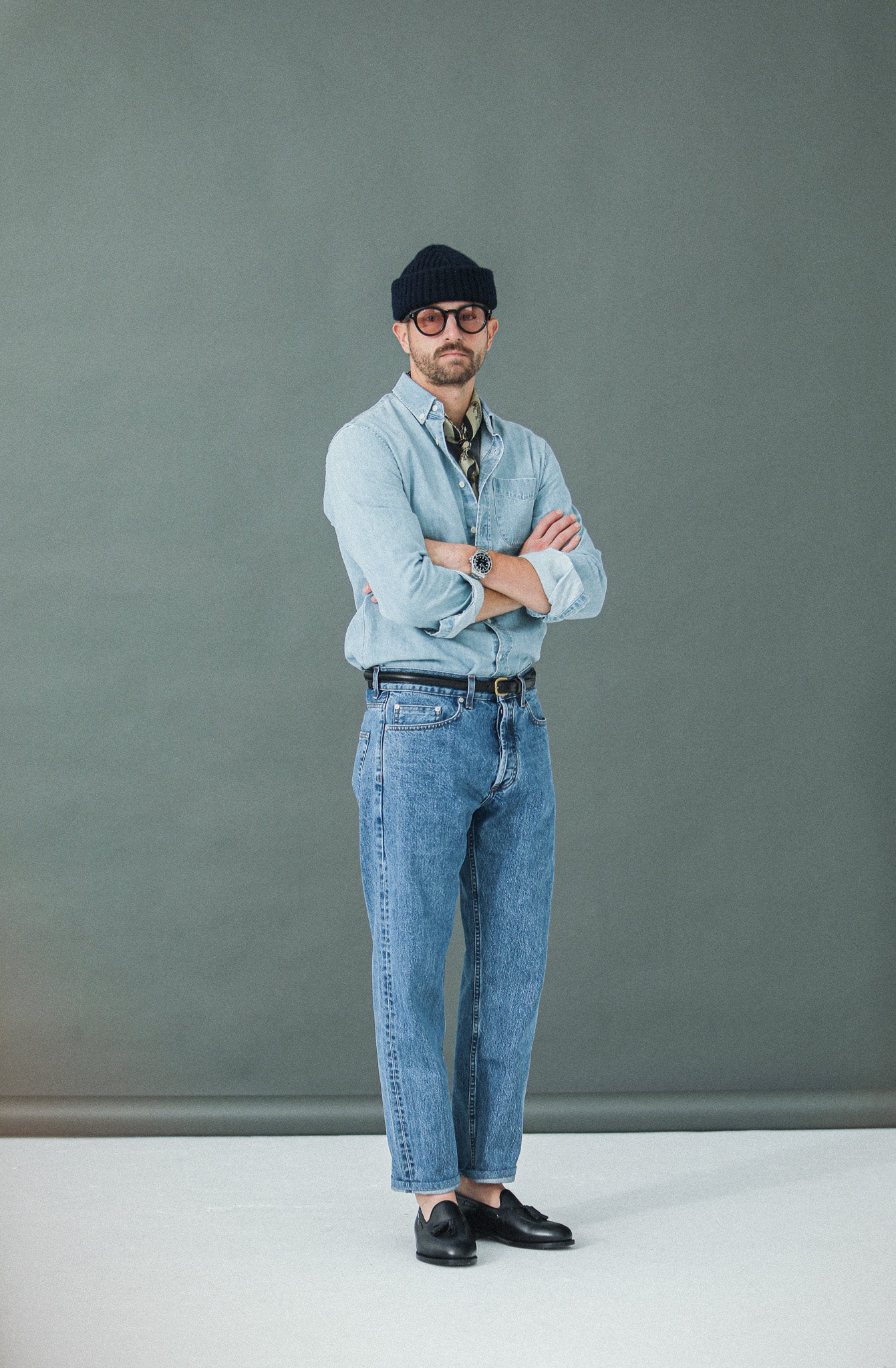 Jean Selvedge Blue Bleach - Athletic Fit - Image 9